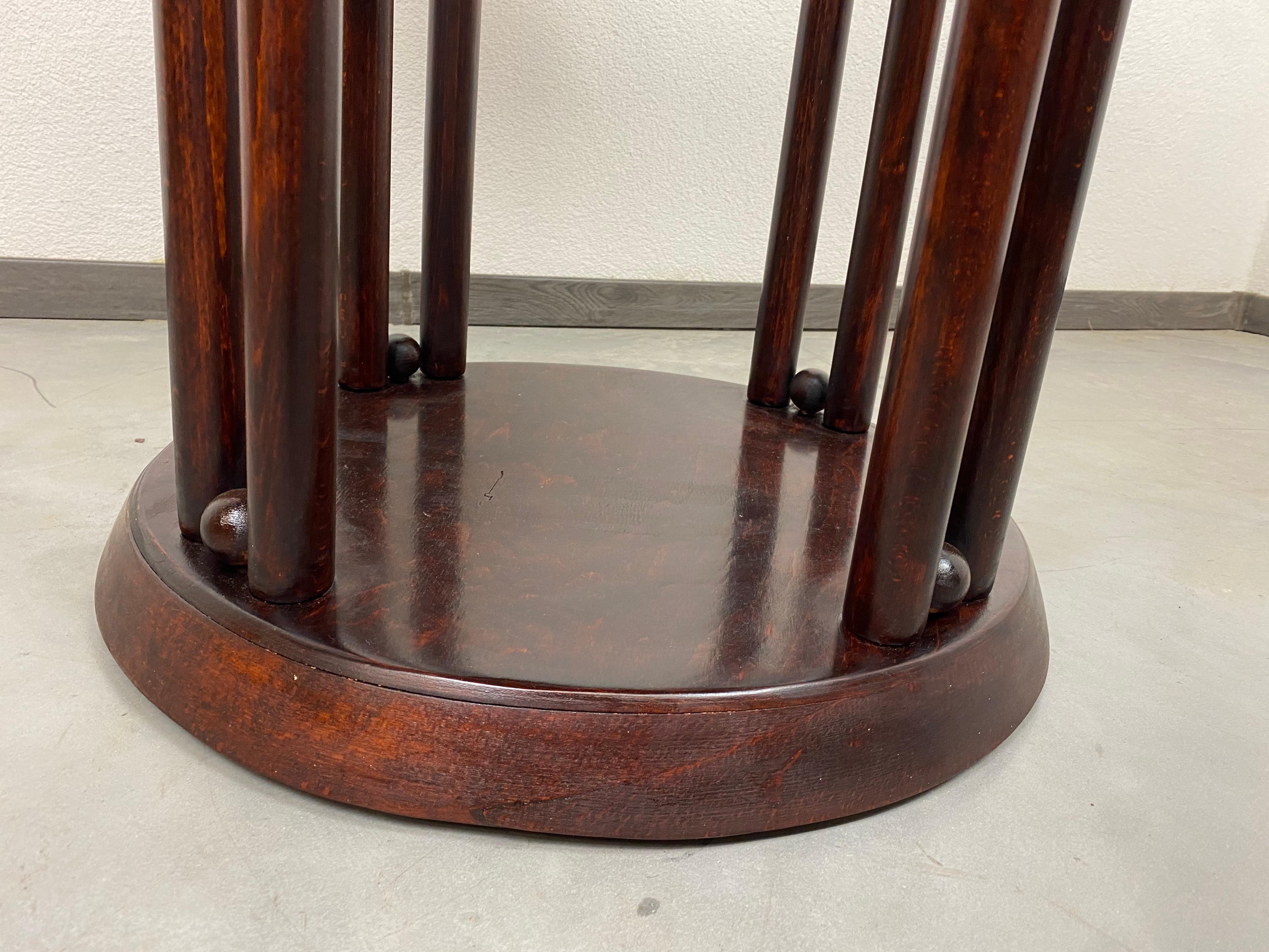 Fledermaus coffee table by Josef Hoffmann for Thonet professionally stained and repolished.
