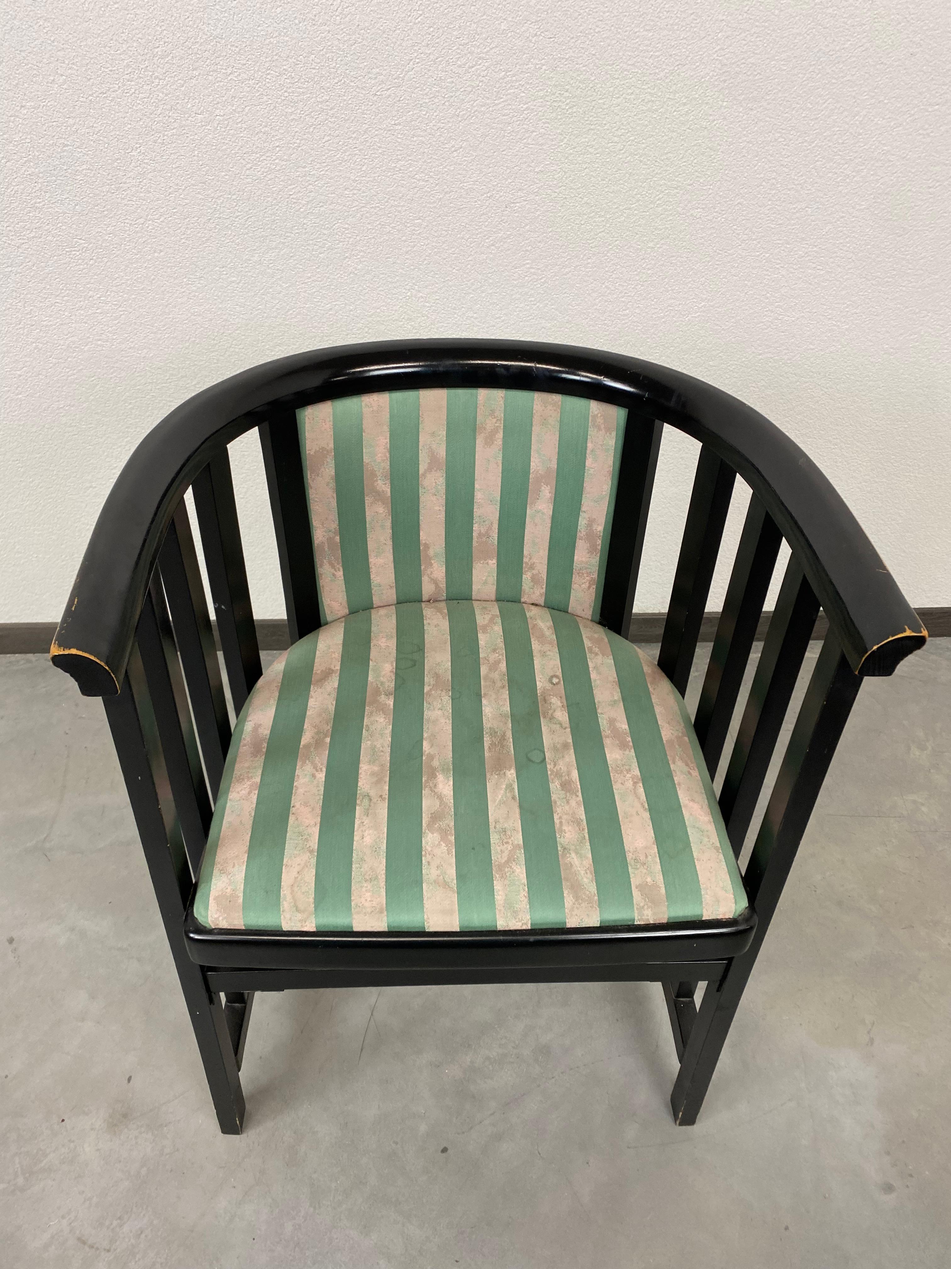 Groupe de sièges Fledermaus de Josef Hoffmann, ex. de Wittmann Wien en vente 4