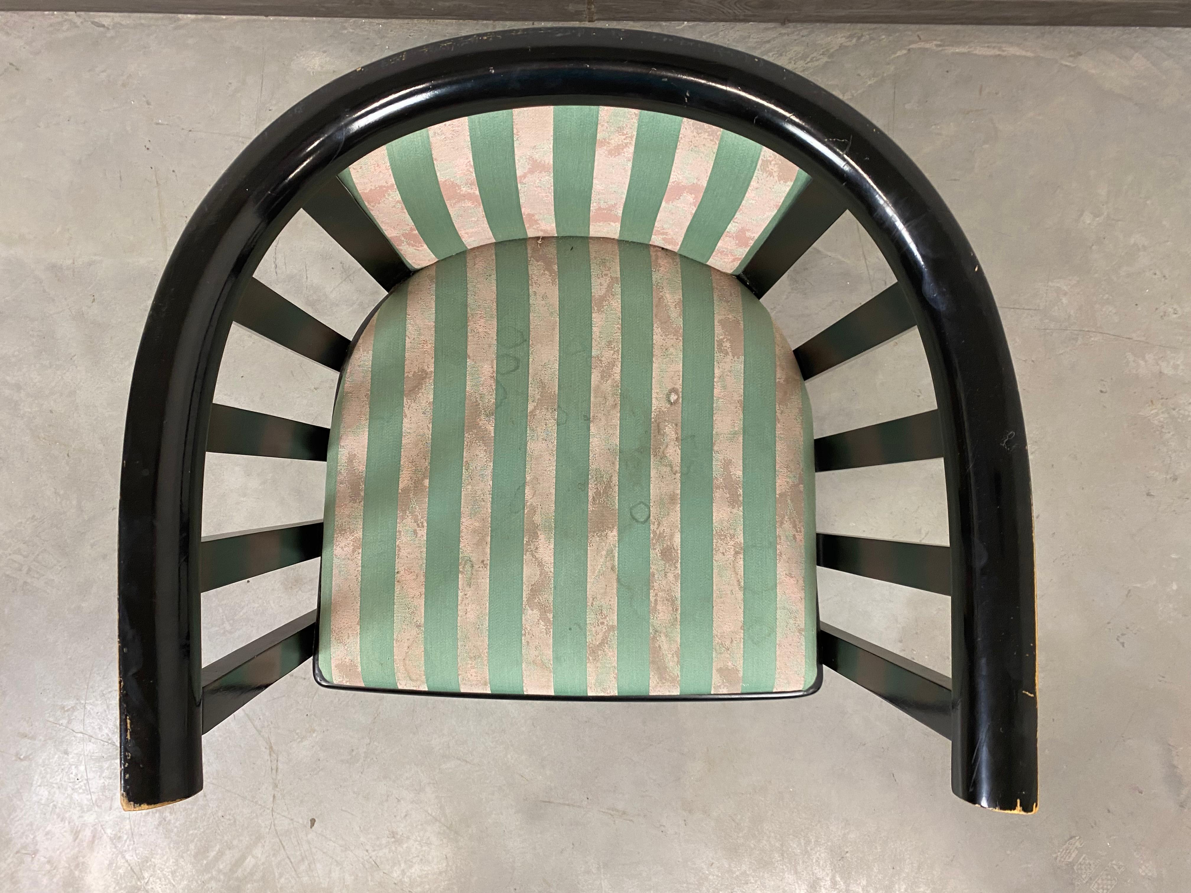 Groupe de sièges Fledermaus de Josef Hoffmann, ex. de Wittmann Wien en vente 5