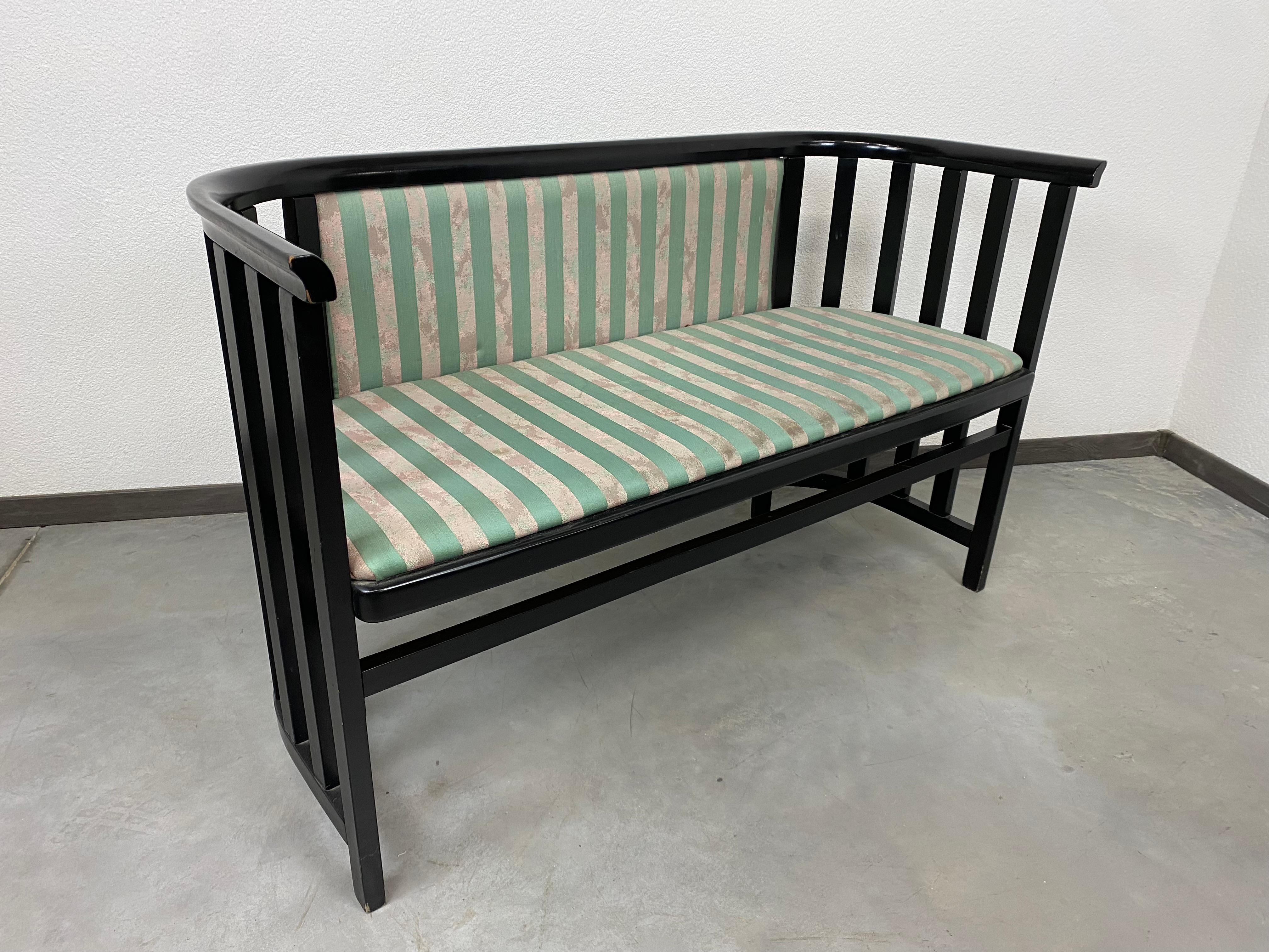 Beech Fledermaus Seating Group by Josef Hoffmann Ex. by Wittmann Wien For Sale