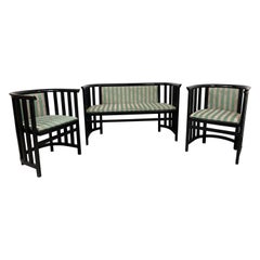 Fledermaus Seating Group by Josef Hoffmann Ex. by Wittmann Wien