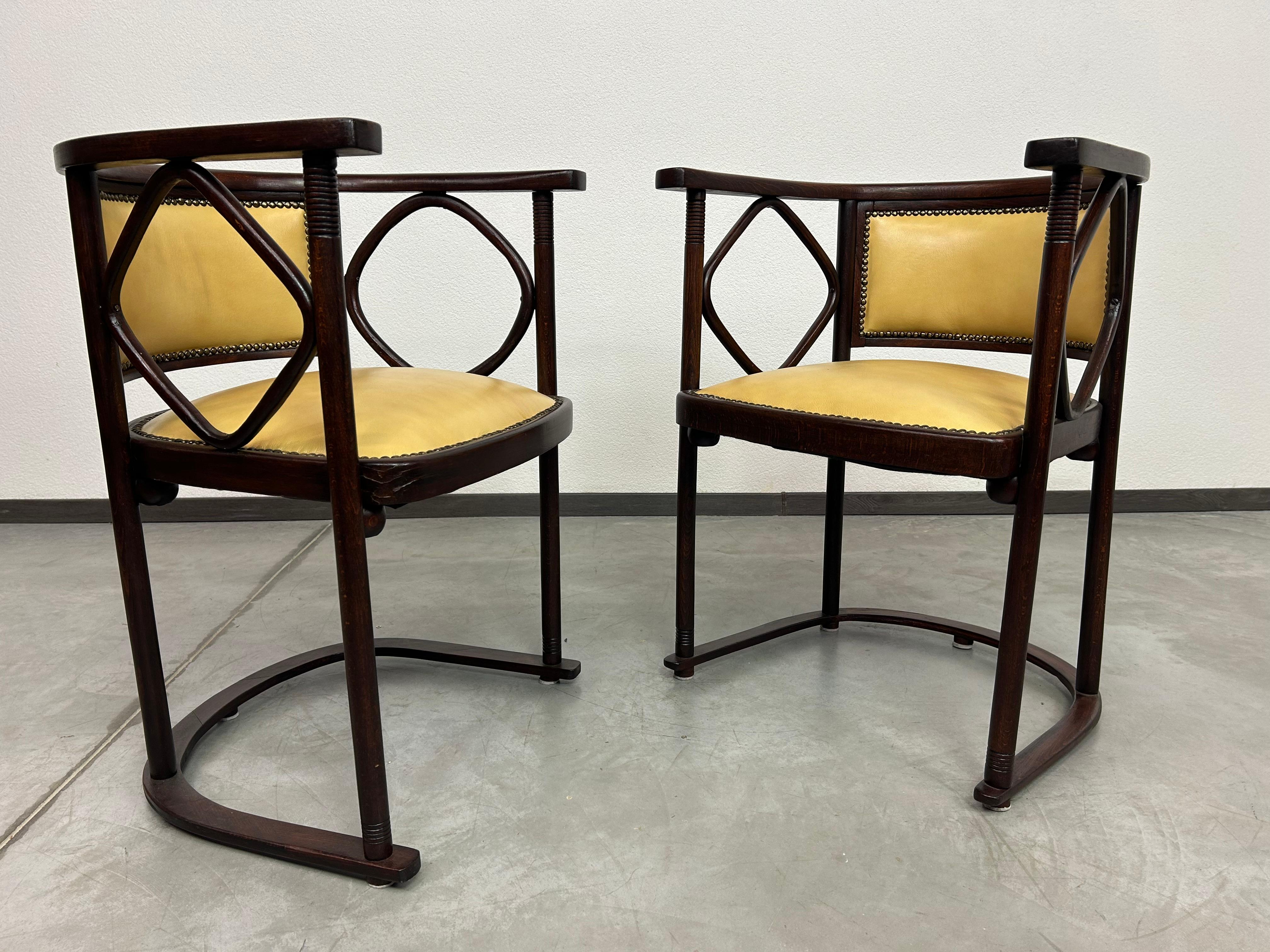 Groupe de sièges Fledermaus de Josef Hoffmann pour Jacob Josef Kohn en vente 5