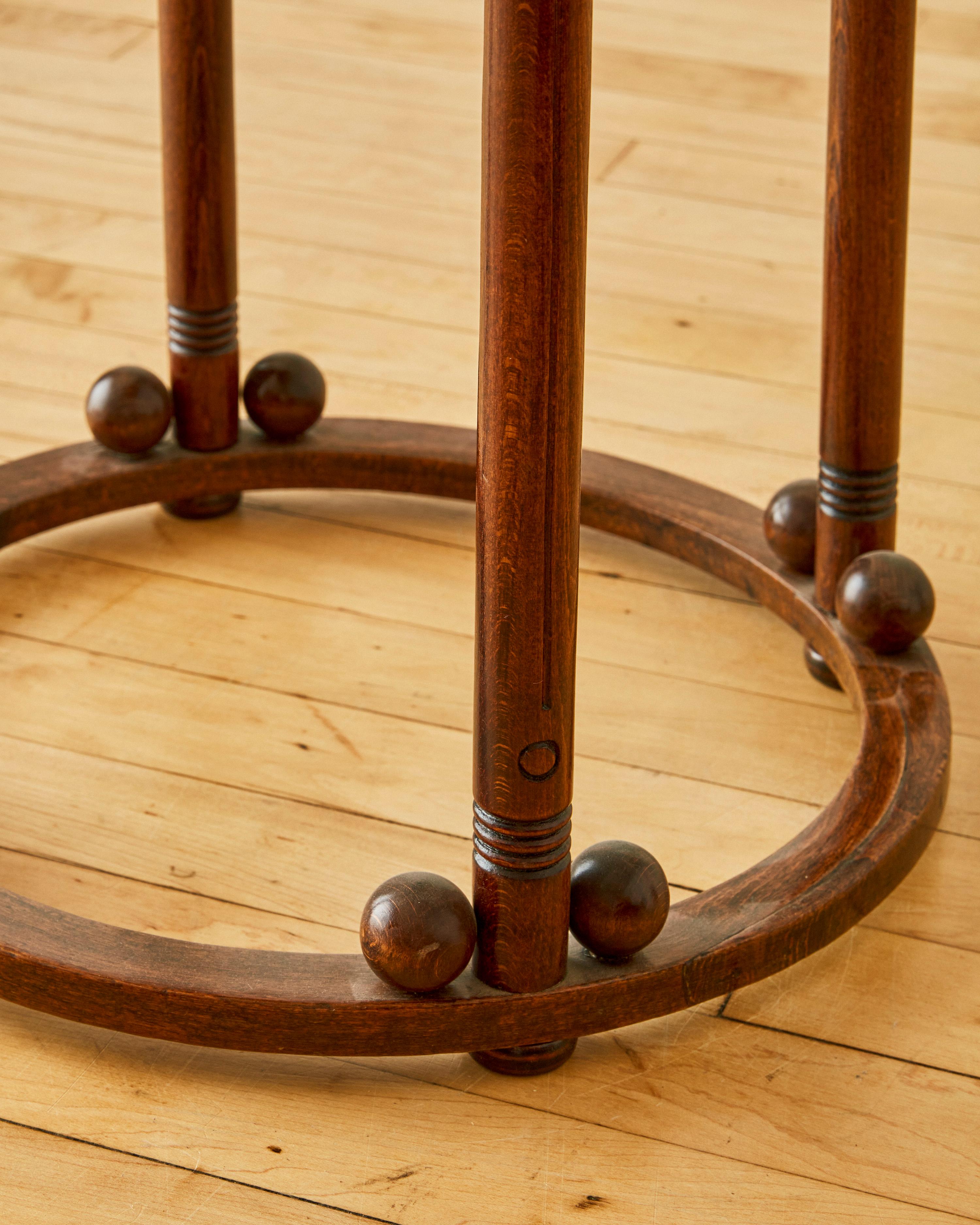 Mid-Century Modern Fledermaus side table by Josef Hoffman