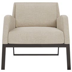 Fleet Street Lounge Chair by Yabu Pushelberg in Chenille