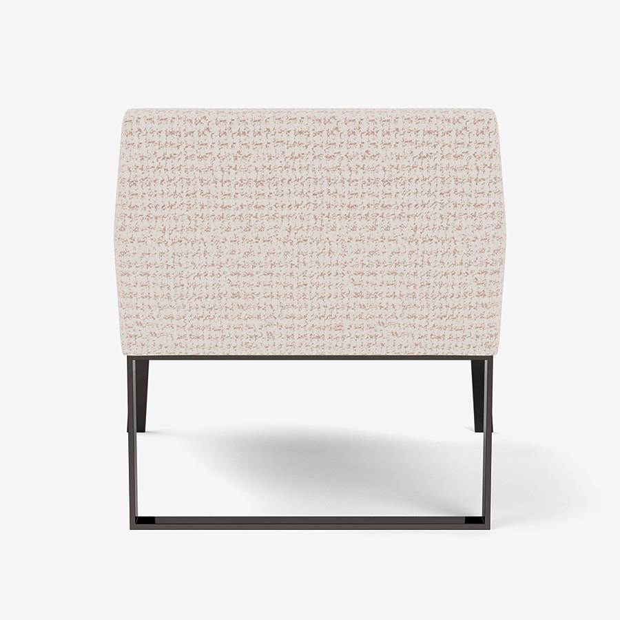 Italian Fleet Street Lounge Chair by Yabu Pushelberg in Jacquard Tweed For Sale