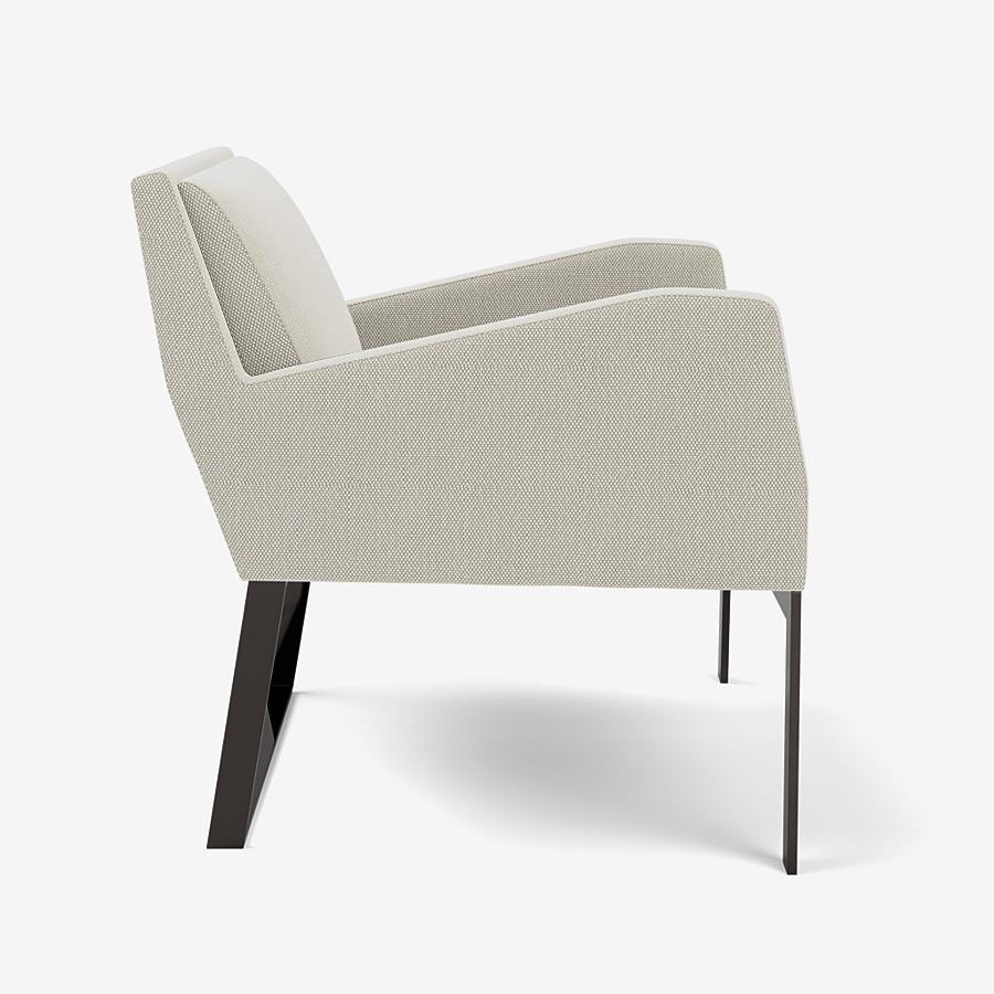 Modern Fleet Street Lounge Chair by Yabu Pushelberg in Textured Wool For Sale