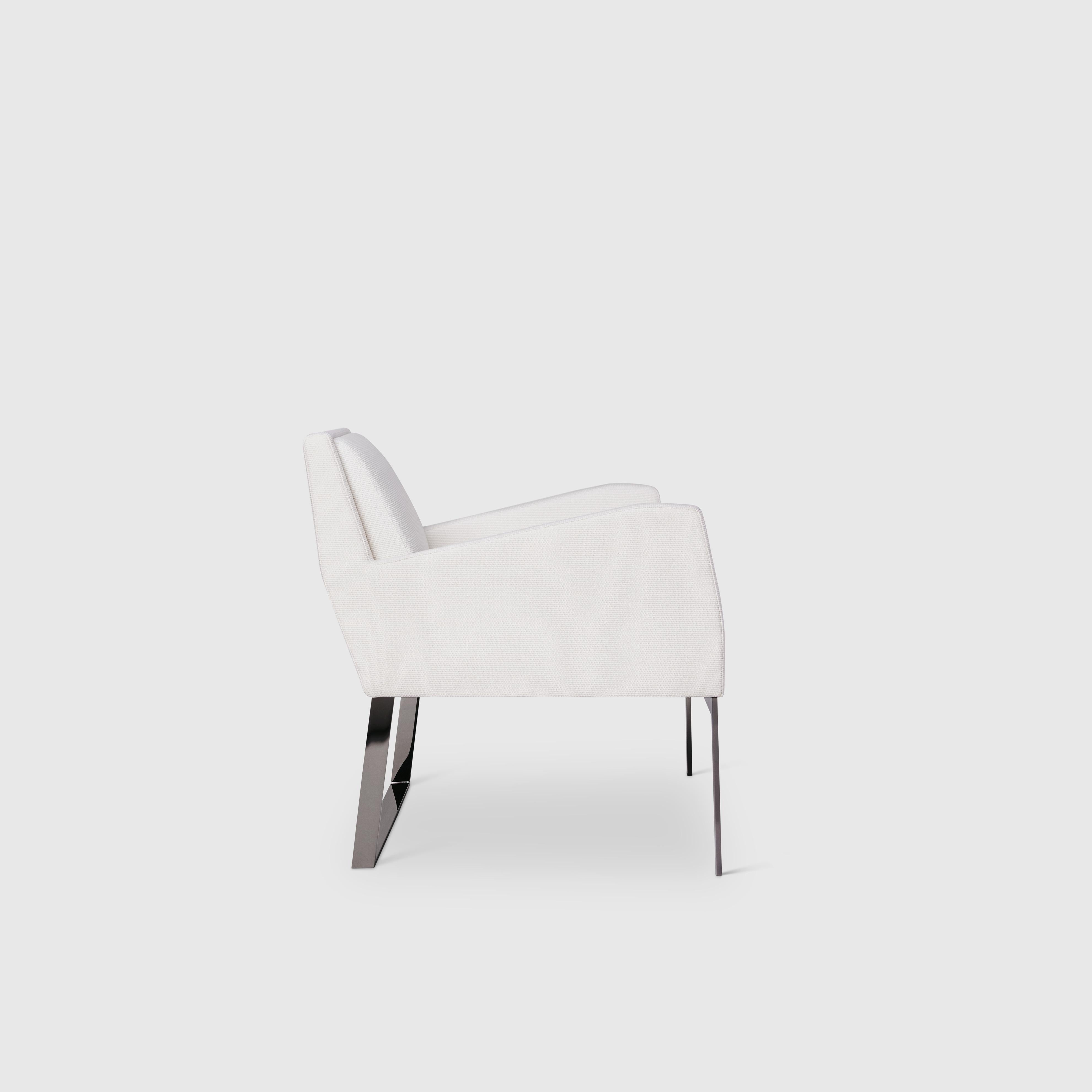 white textured chair