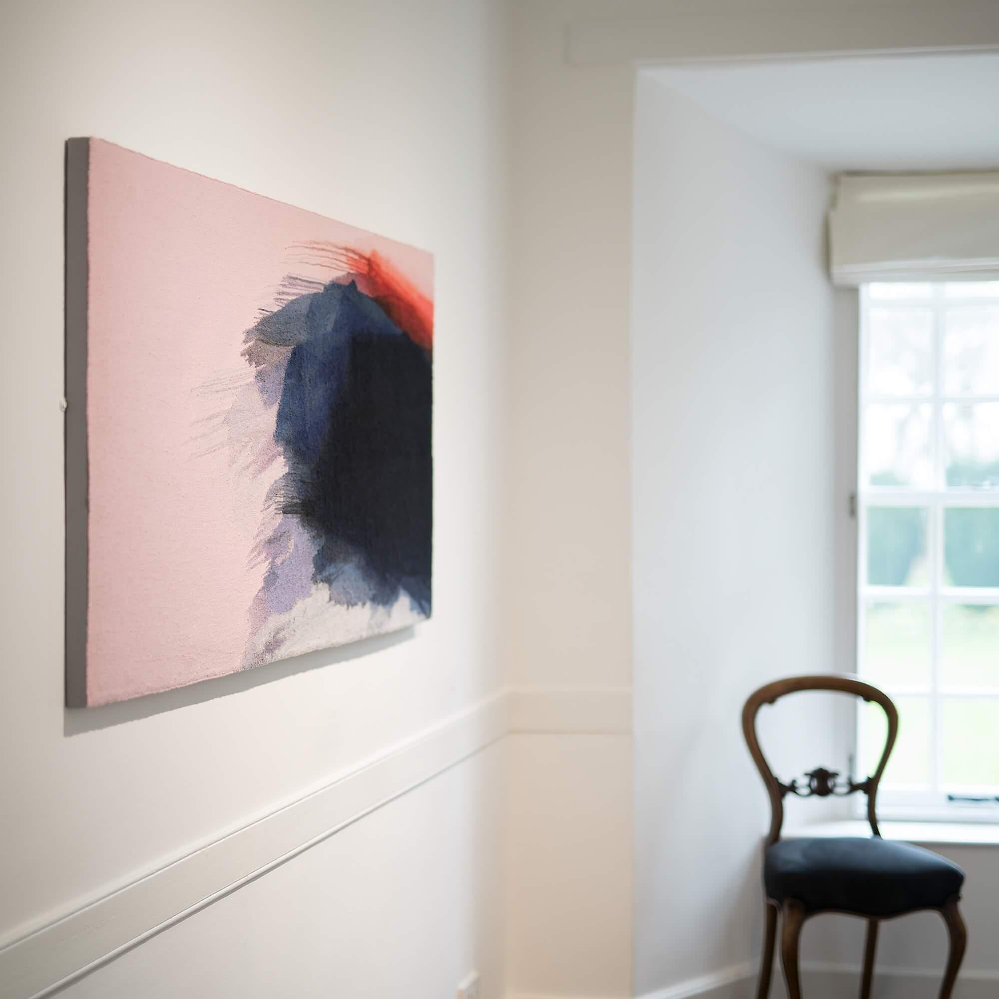 Britannique 'Fleeting Glimpse', tapisserie abstraite contemporaine de Jo Barker en vente