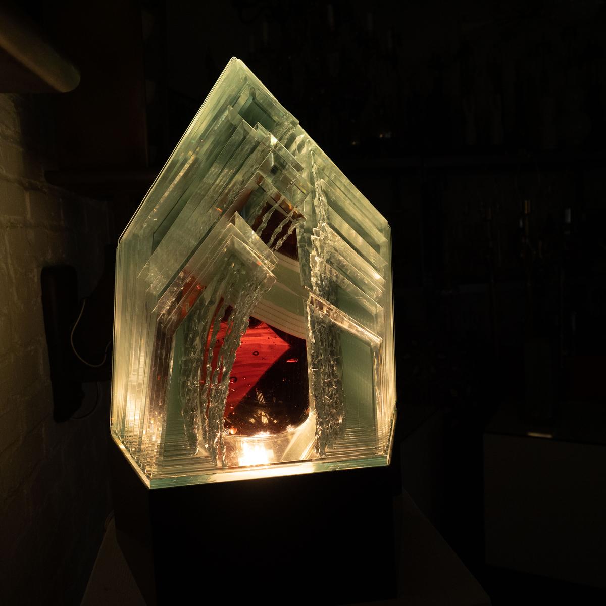 Scultura in vetro artistico 