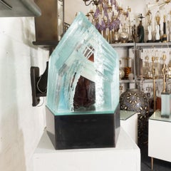 "Fleischwolf" Art Glass Sculpture by Jiri Jelinek