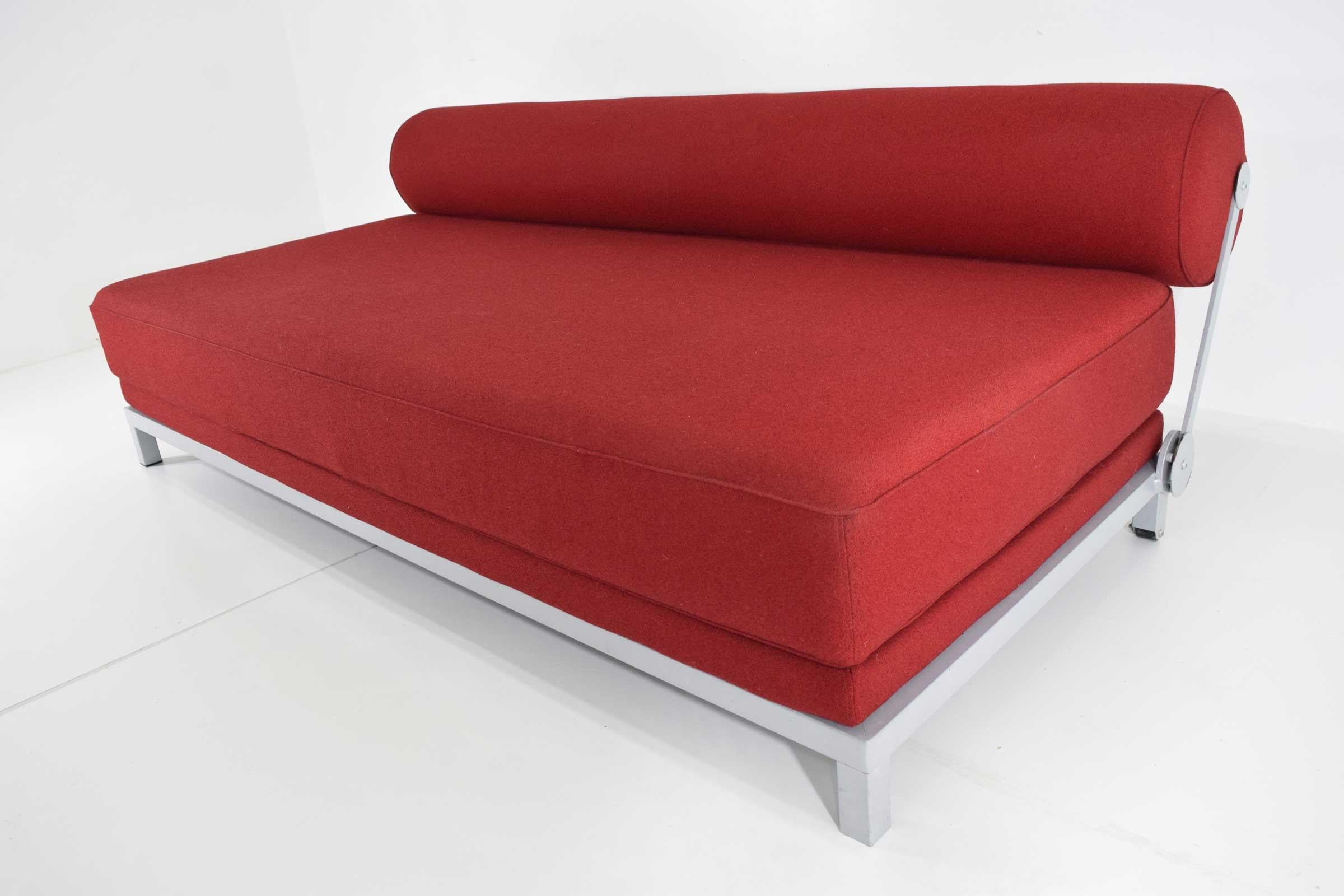 Contemporary Fleming Busk for Softline Twilight Sleeper Sofa in Red
