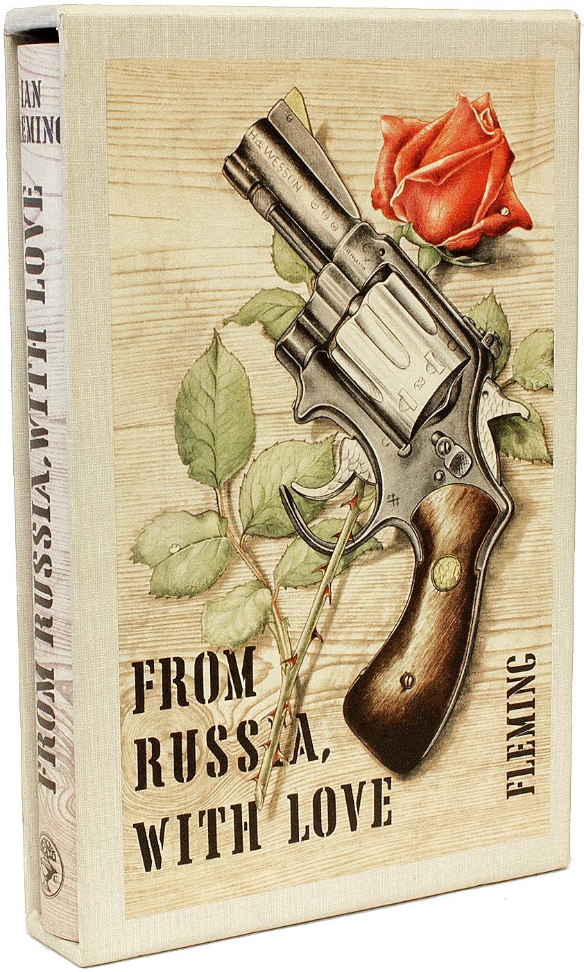 AUTHOR: FLEMING, Ian. 

TITLE: From Russia With Love.

PUBLISHER: Shelton, CT: First Edition Library, n.d [c.1980s].

DESCRIPTION: 1 vol., 8-1/16