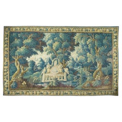 Flemish 17th Century Green Verdure Wandteppich 9'2 x 15'3