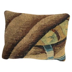 Tapiz flamenco del siglo XVII Almohada 15" X 12
