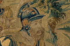 Flemish 17th Century Tapestry Titled, Assassination of Alexander the Great