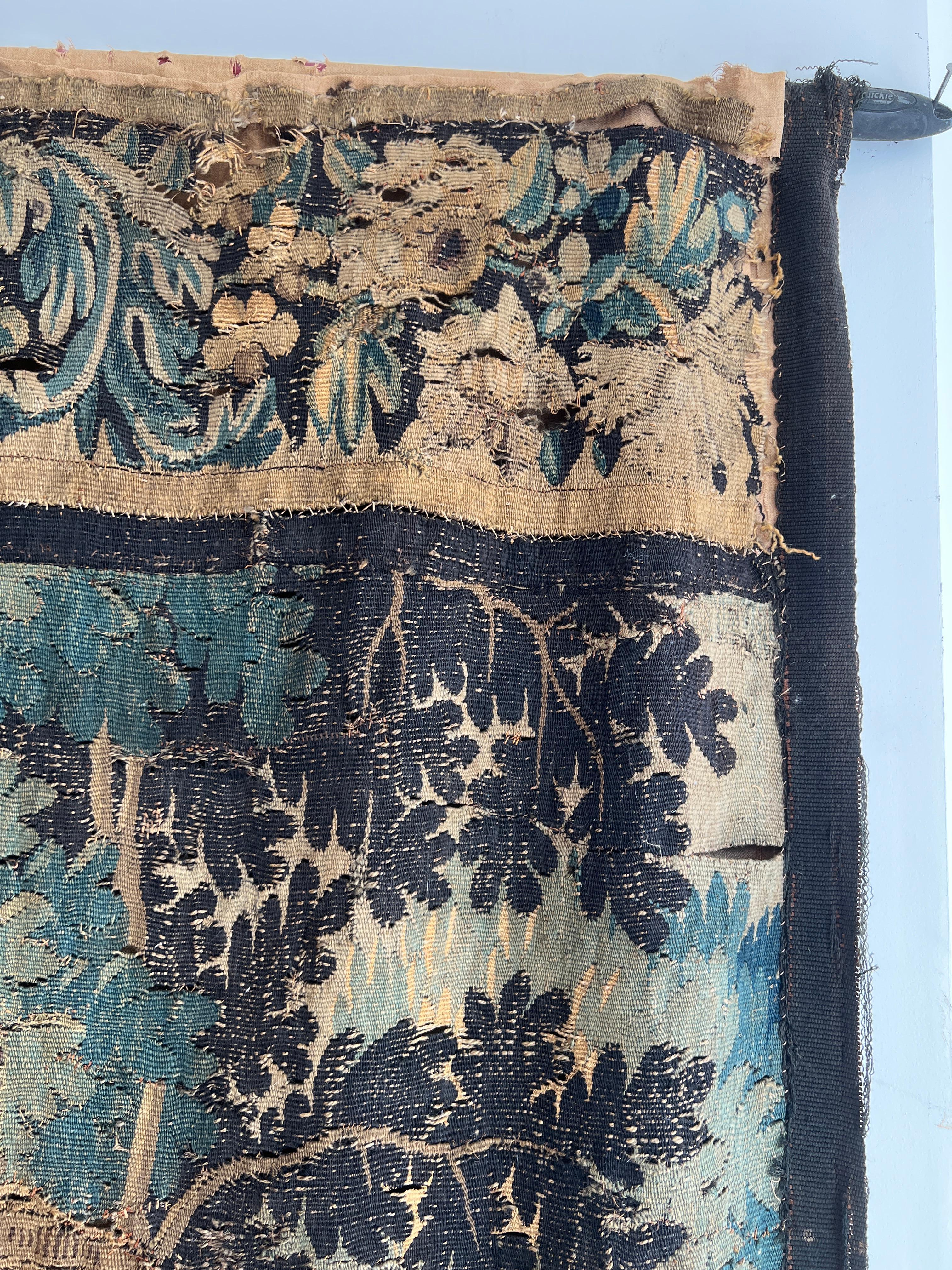 18th Century and Earlier Flemish 18th Century Figural Tapestry For Sale