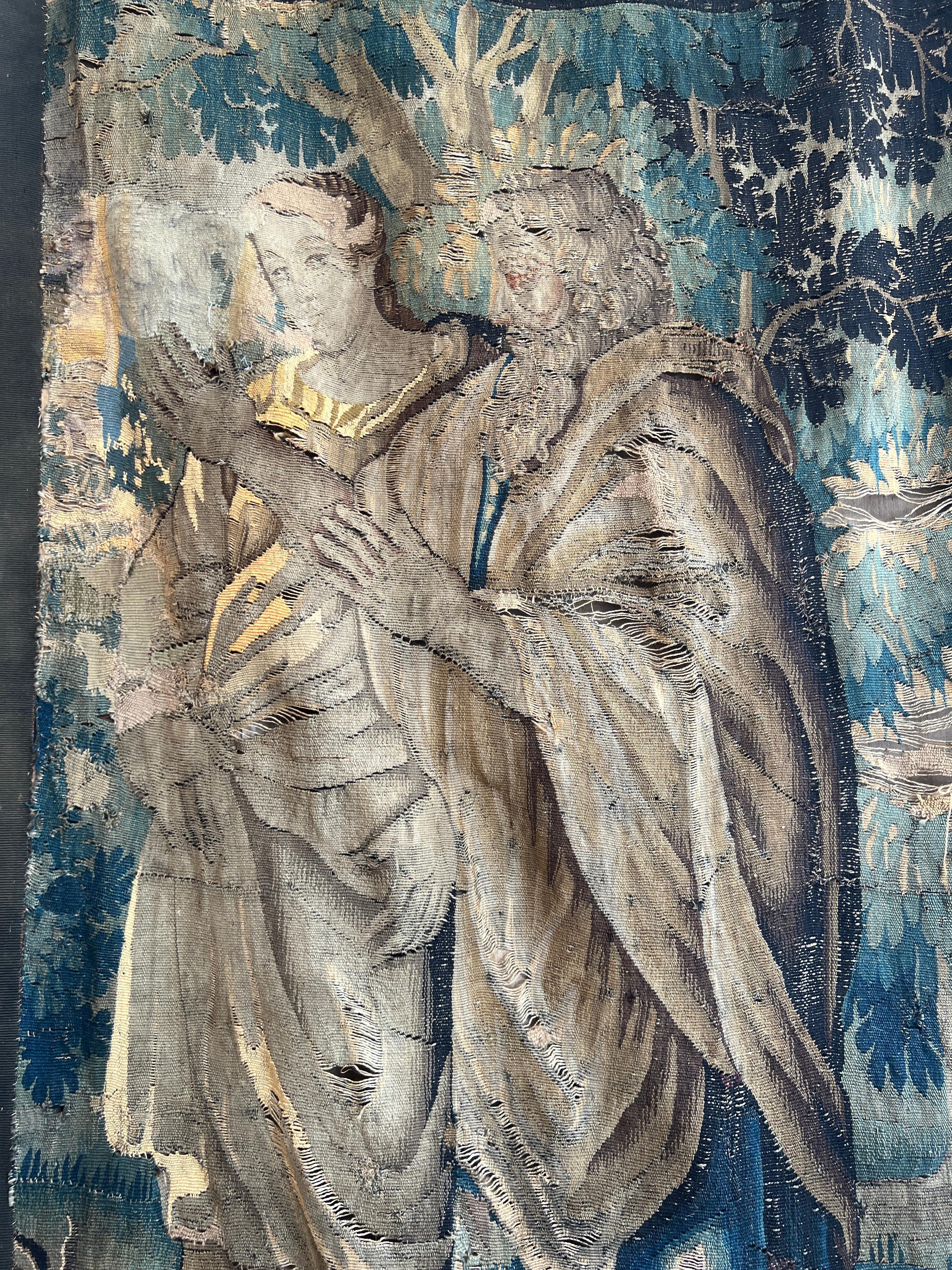 Flemish 18th Century Figural Tapestry For Sale 2