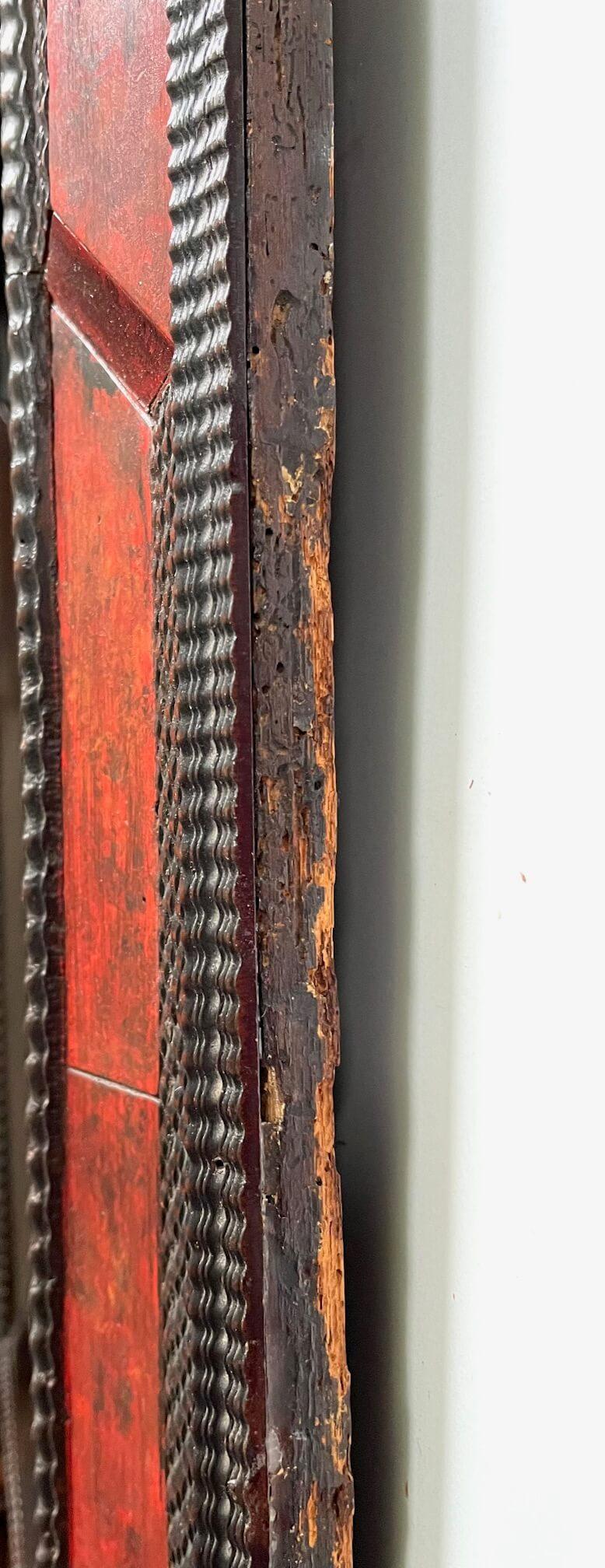 Specchio barocco fiammingo ebanizzato e dipinto con finta tartaruga, 1650 circa in vendita 6