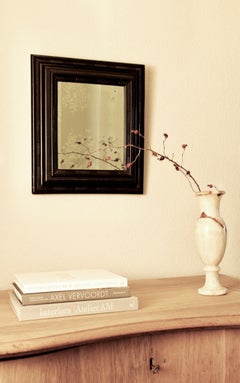 Flemish Baroque Mirror with Original Mercury Glass