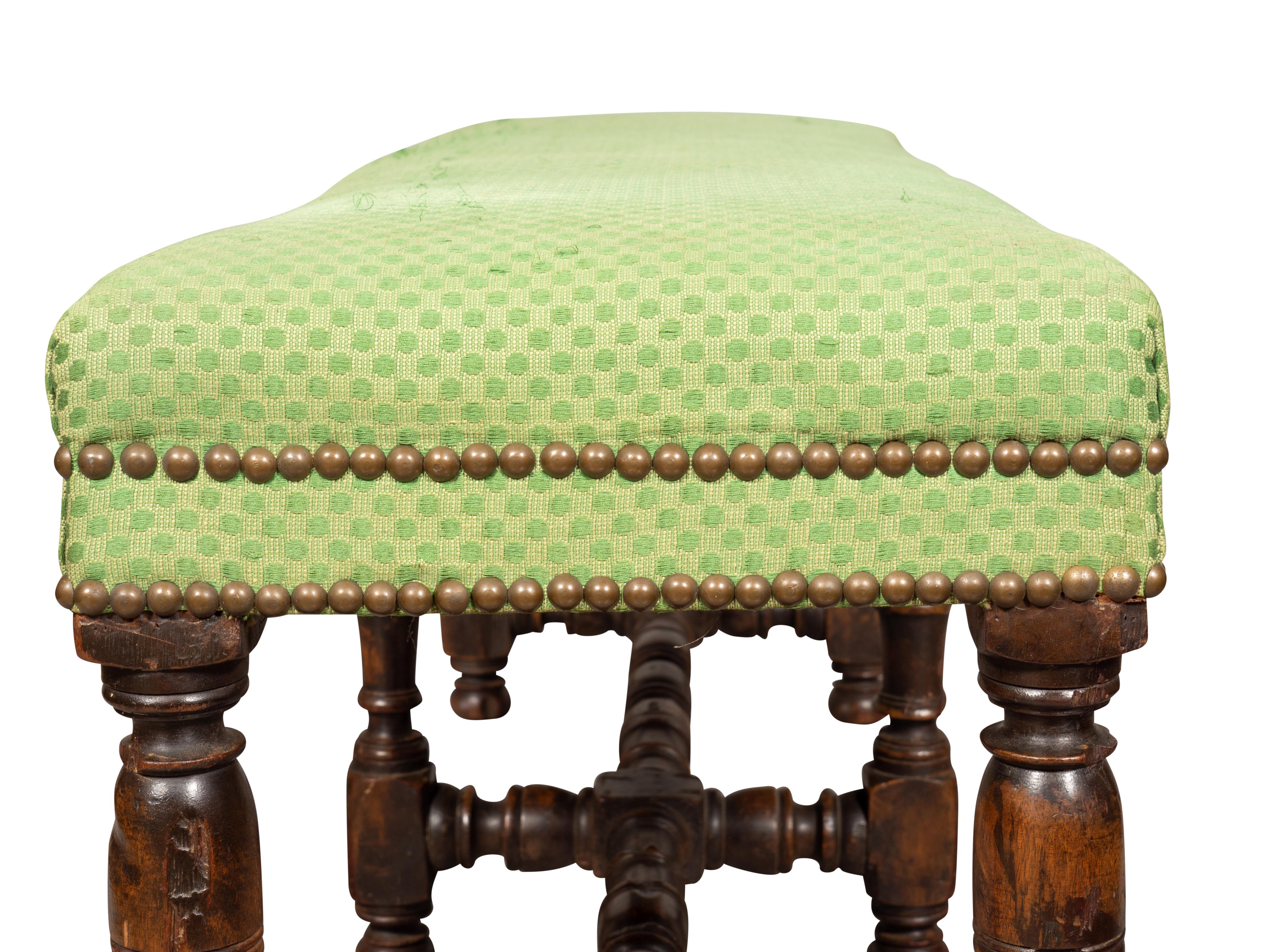Banc en noyer baroque Flemish en vente 6