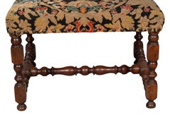 Flemish Baroque Walnut Bench