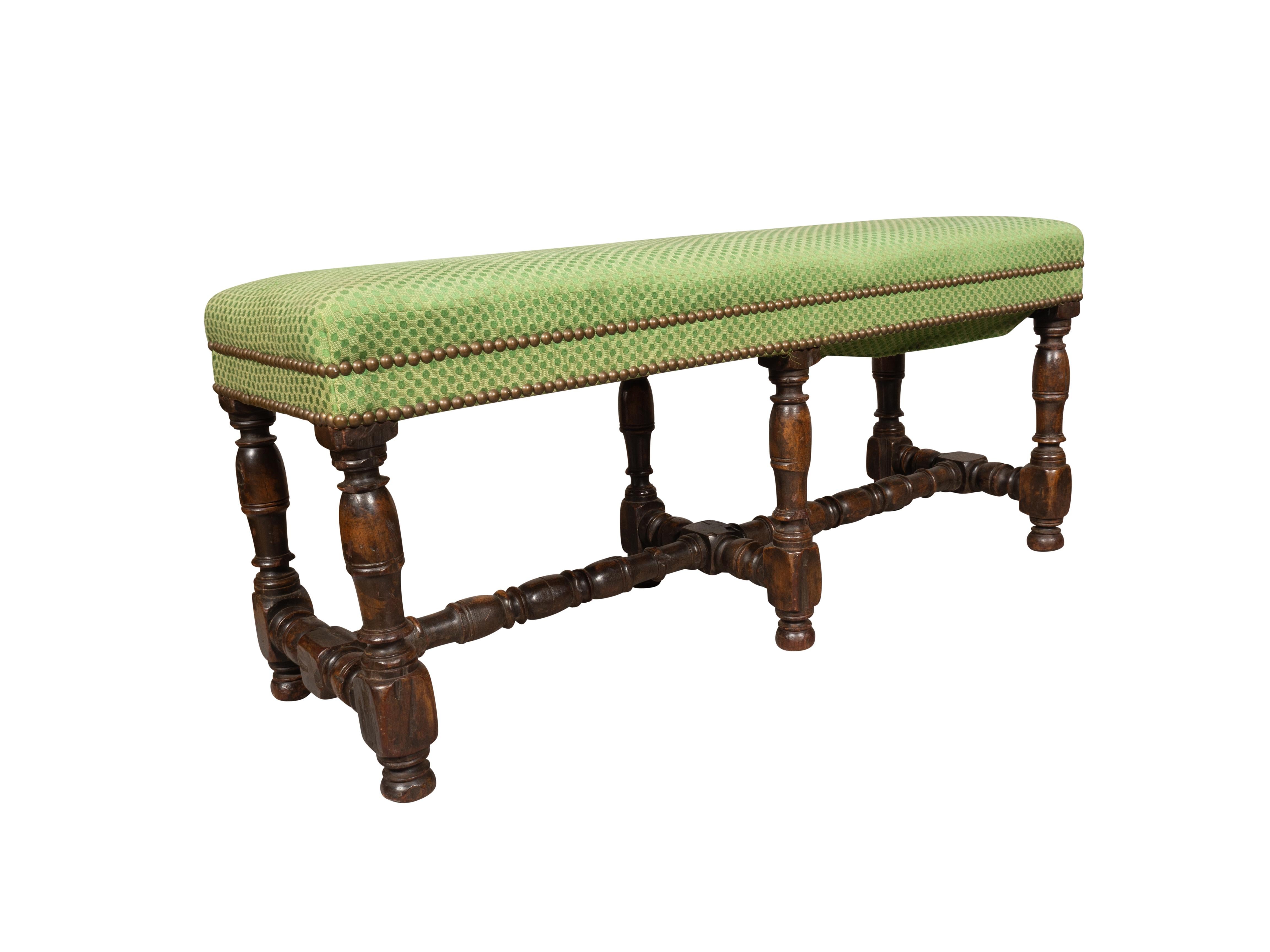 Baroque Banc en noyer baroque Flemish en vente