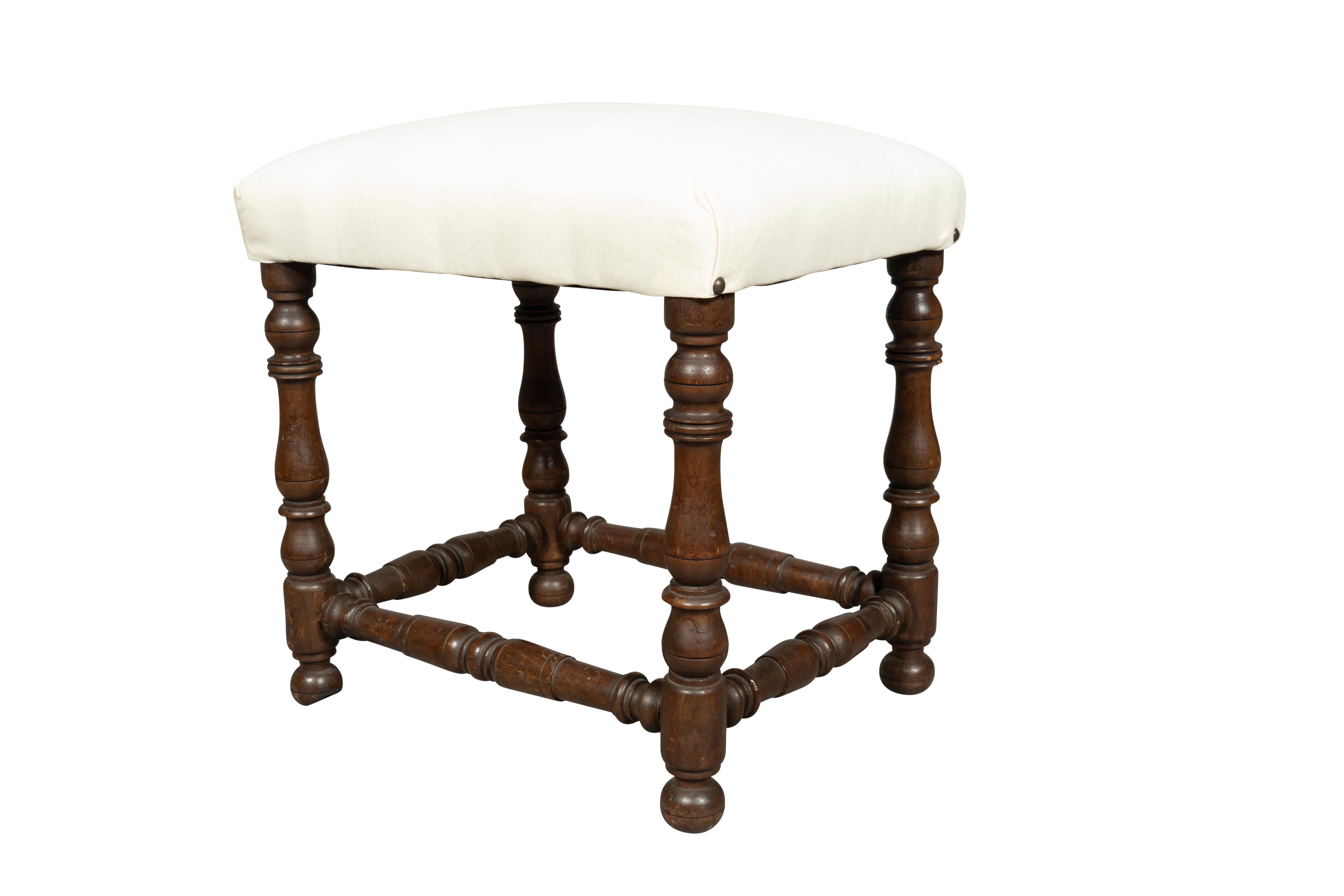 Flemish Baroque Walnut Bench For Sale 1