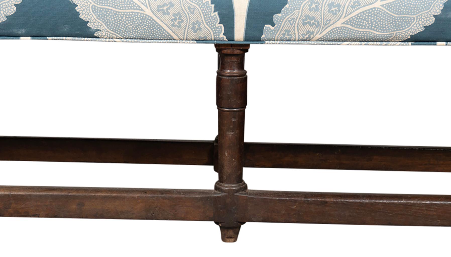 Flemish Baroque Walnut Bench For Sale 1