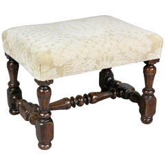 Flemish Baroque Walnut Footstool