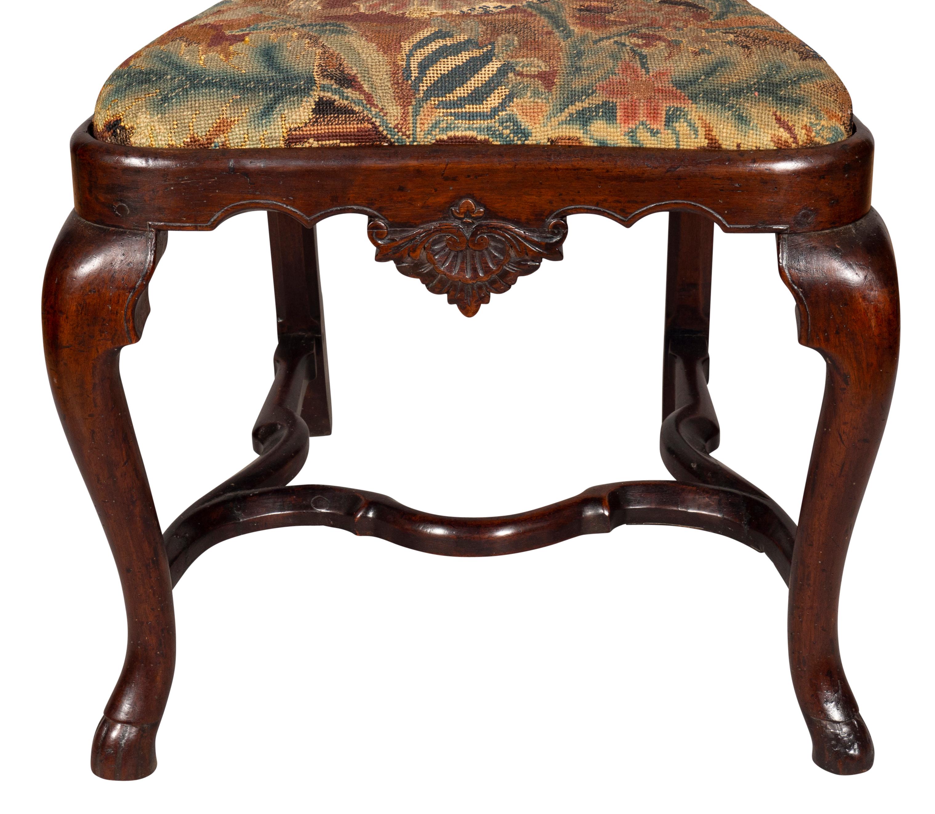 Flemish Baroque Walnut Side Chair For Sale 6