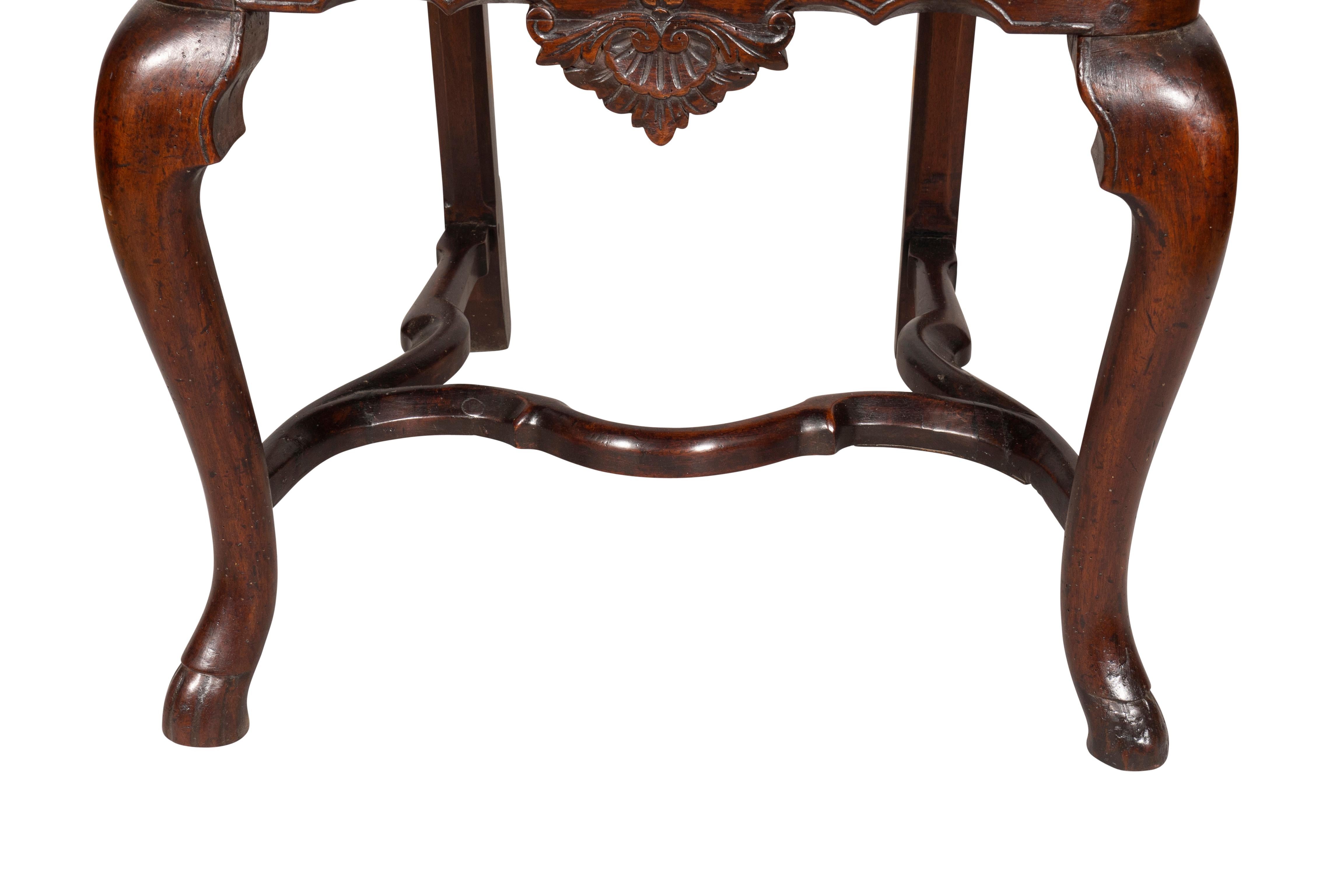 Flemish Baroque Walnut Side Chair For Sale 10