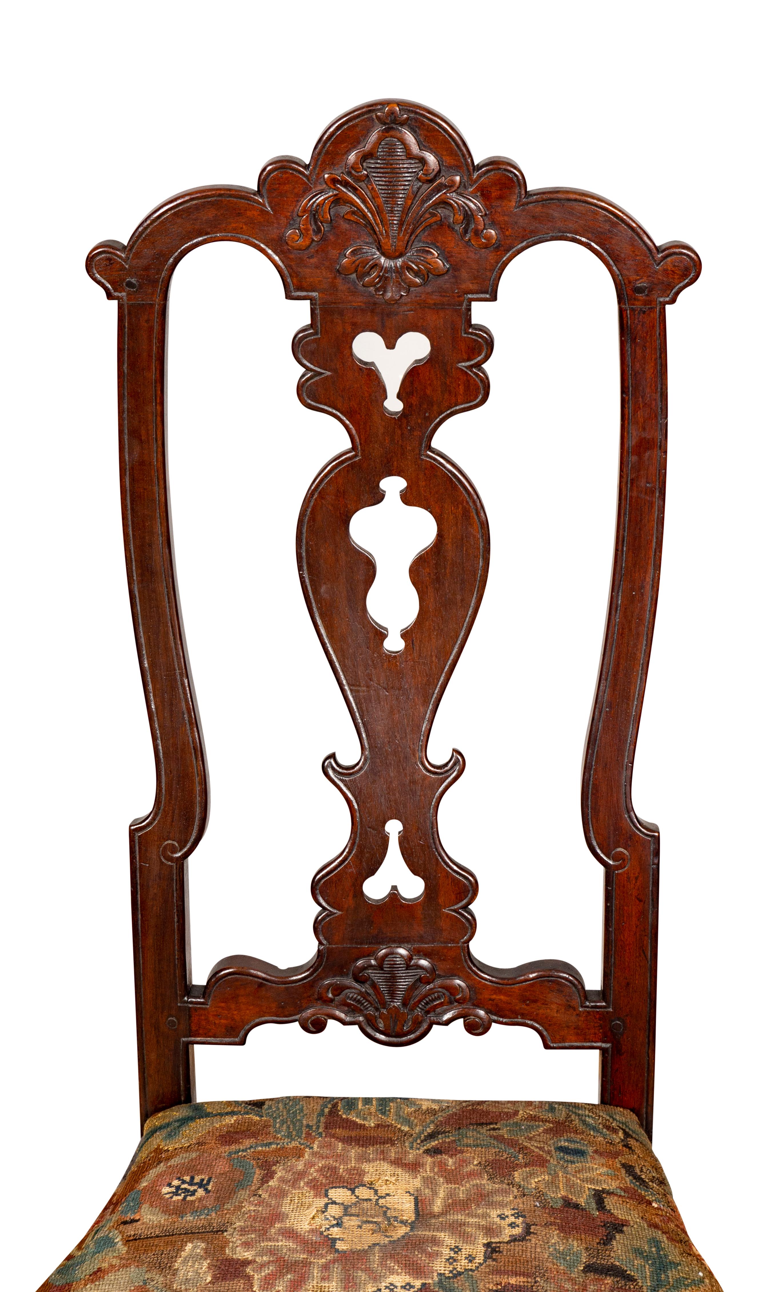 Flemish Baroque Walnut Side Chair For Sale 11