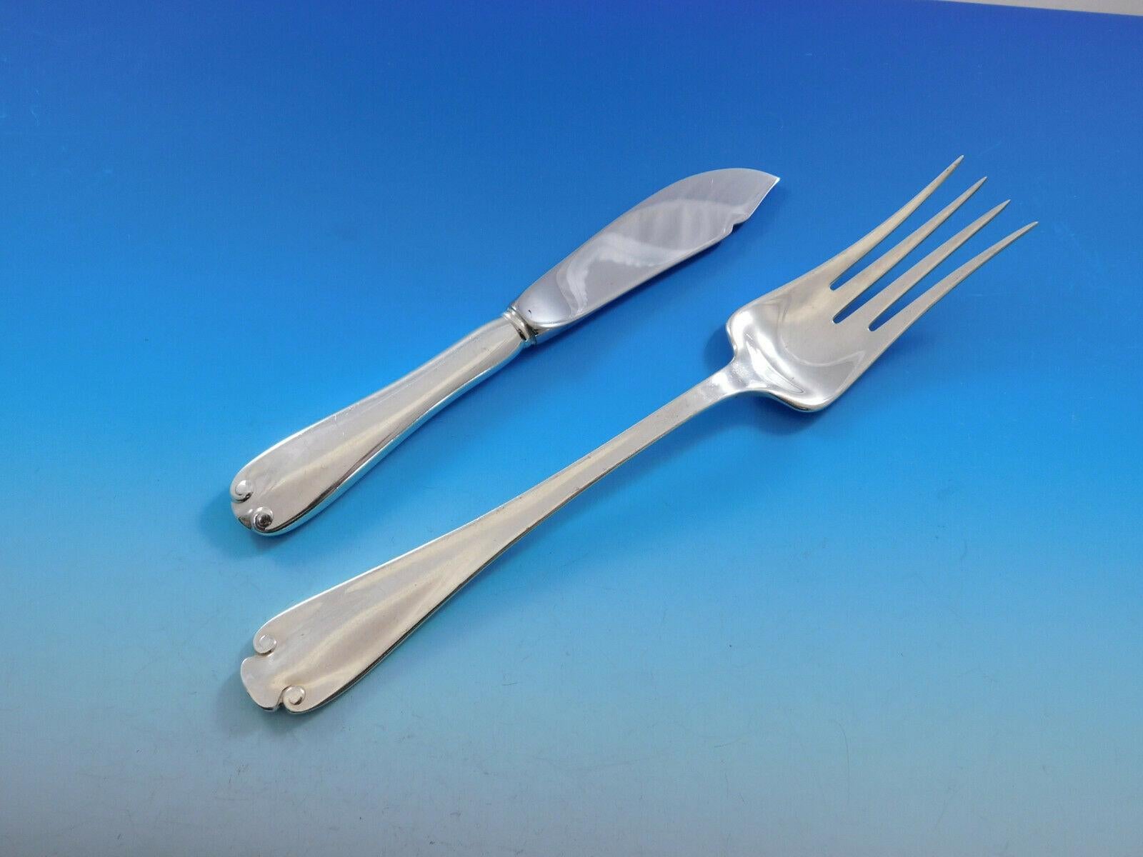 Flemish by Tiffany & Co Sterling Silver Flatware Set 12 Service Dinner 66 Pcs 1