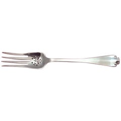 Flemish by Tiffany & Co Sterling Silver Cold Meat Fork Pierced Serving