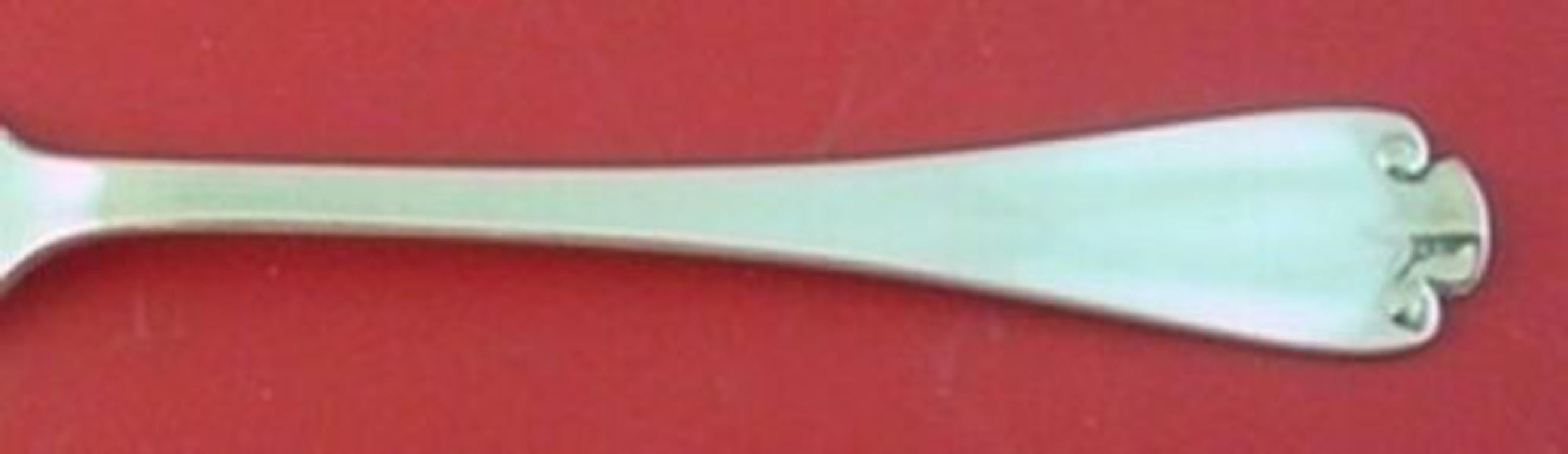 Sterling silver gold washed demitasse spoon 4