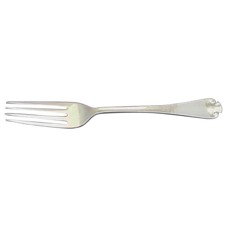 Sterling silver dinner fork, 7 5/8” in the pattern Flemish by Tiffany & Co. It is not monogrammed and is in excellent condition.

Satisfaction guaranteed!