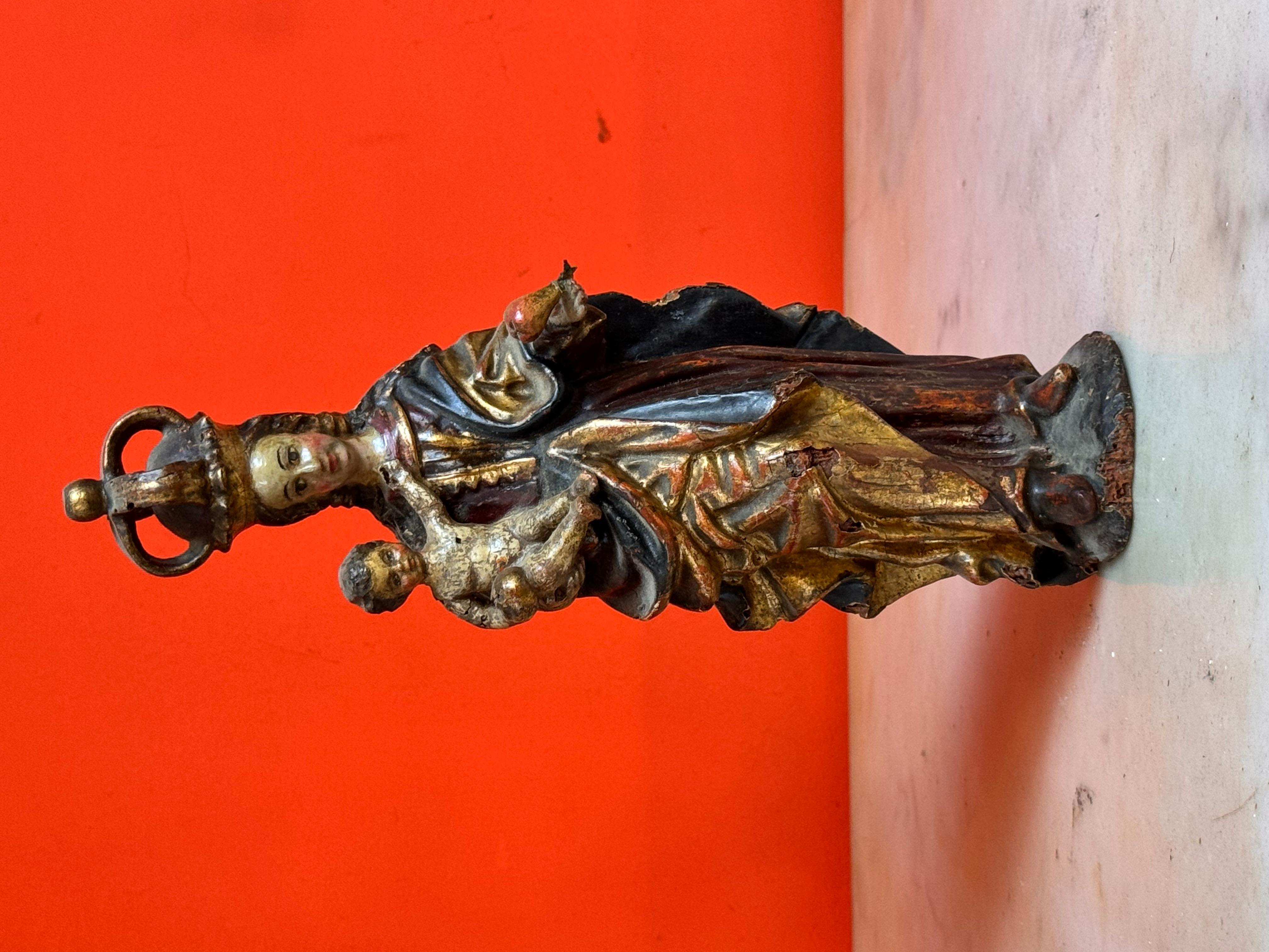 Barocco Vergine d'altare di campo fiammingo, Borgogna, XV secolo in vendita