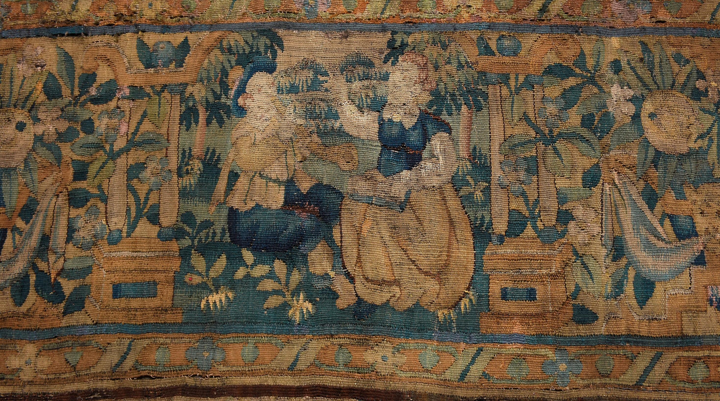 The Flemish Historical Tapestry aus dem 16./17. Jahrhundert im Angebot 1