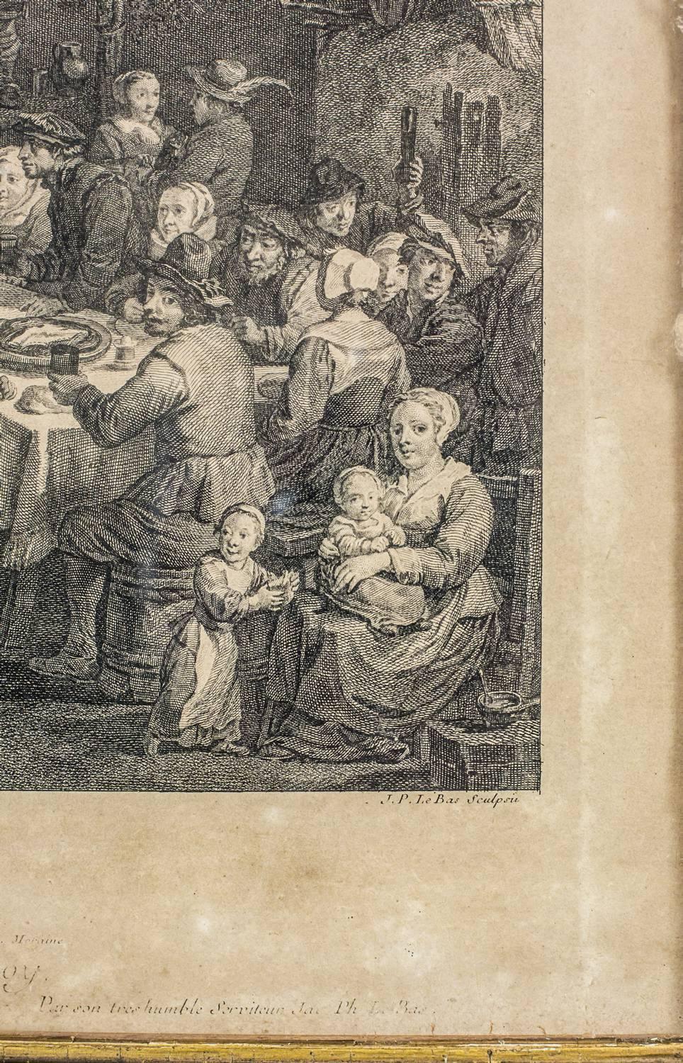 18th Century and Earlier Flemish Holiday, 18th Century Print