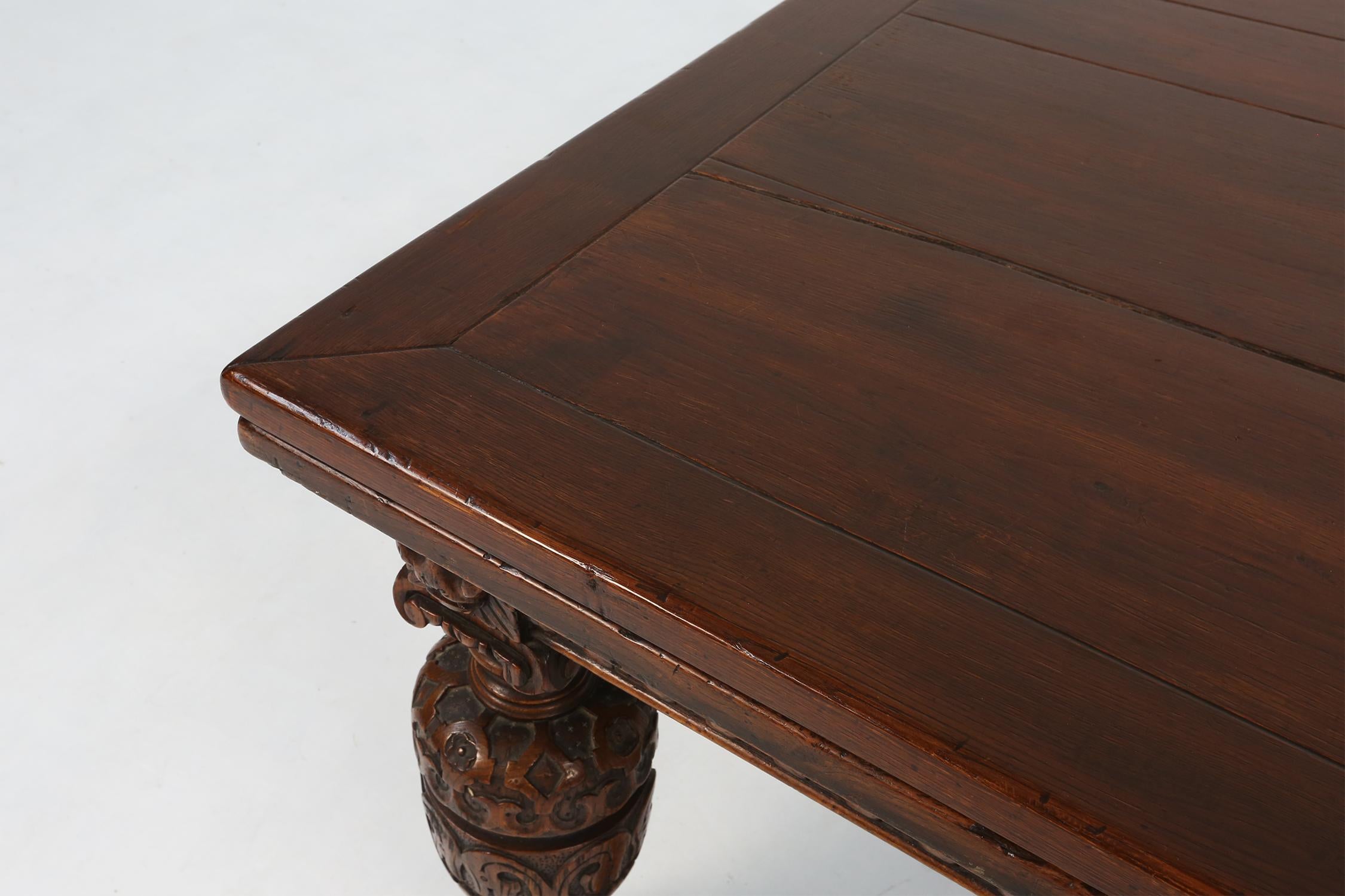 18th Century and Earlier Flemish late 18th century dining table