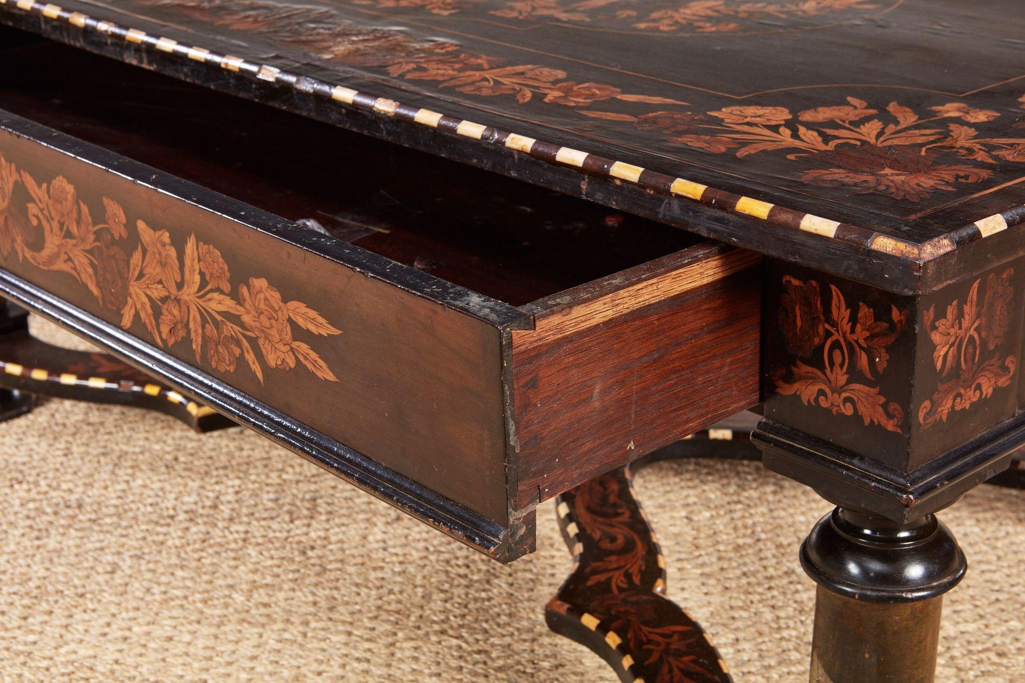 Flemish Marquetry Coffee Table For Sale 4