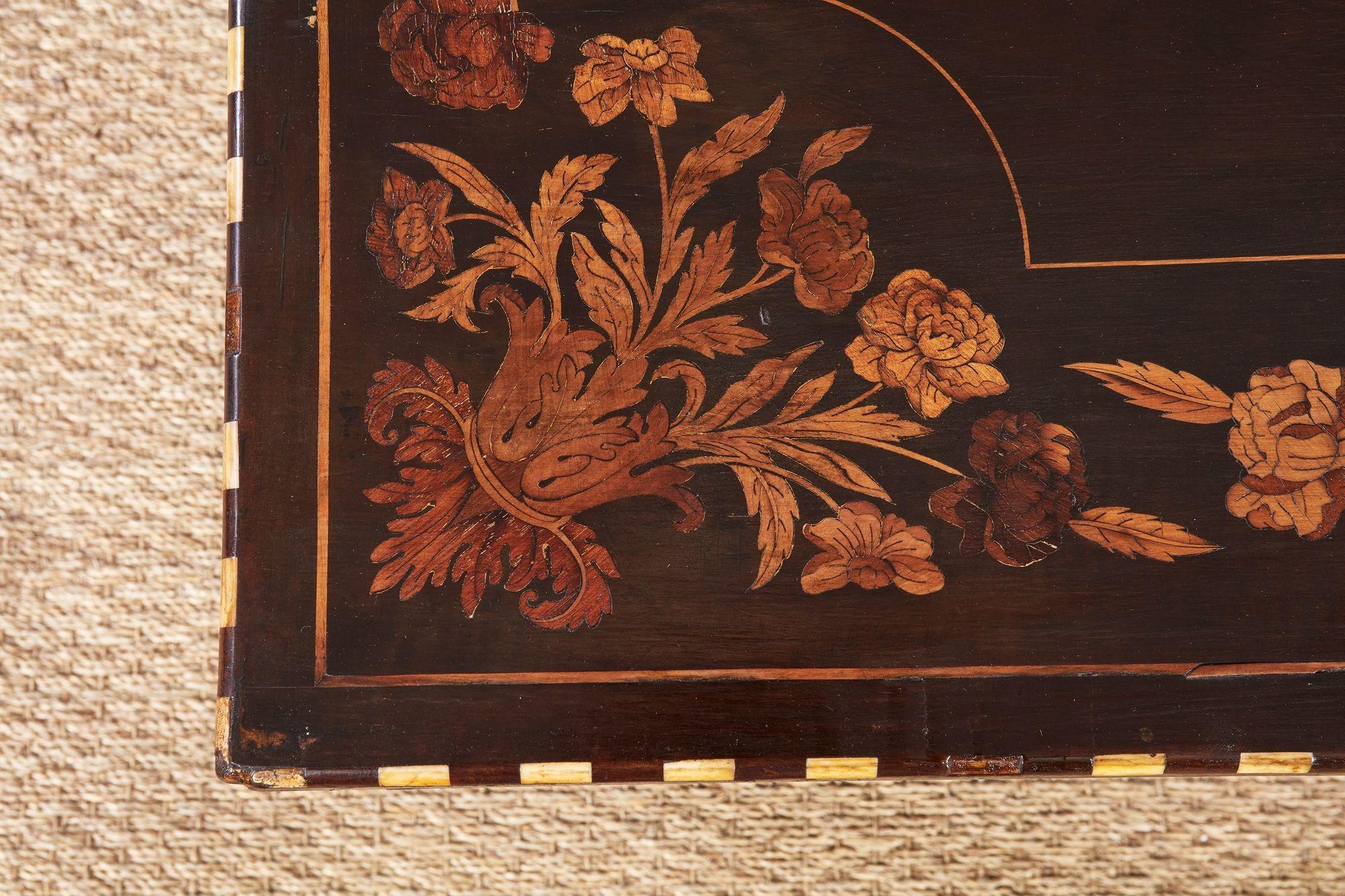 Flemish Marquetry Coffee Table For Sale 7