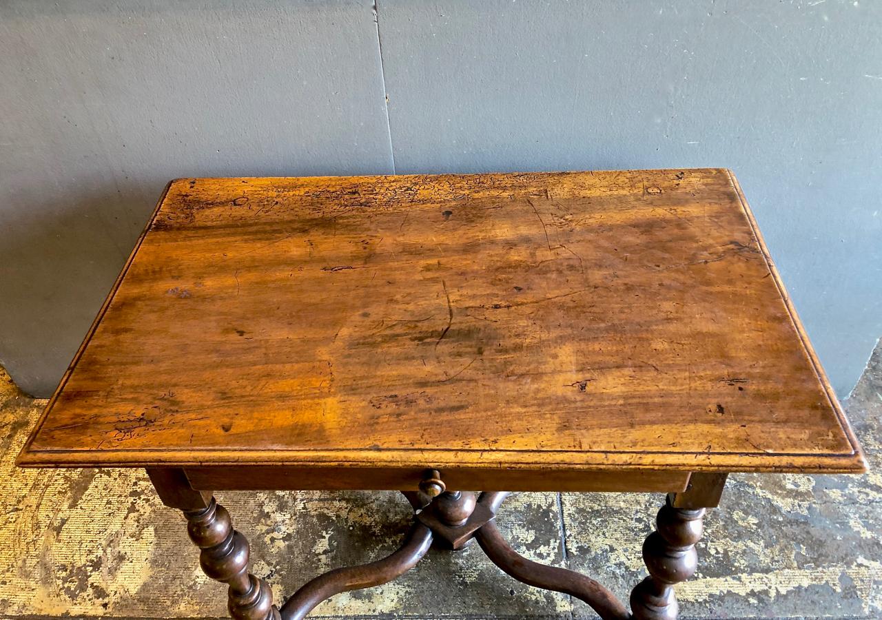Turned Flemish 'Dutch' Side or Writing Table