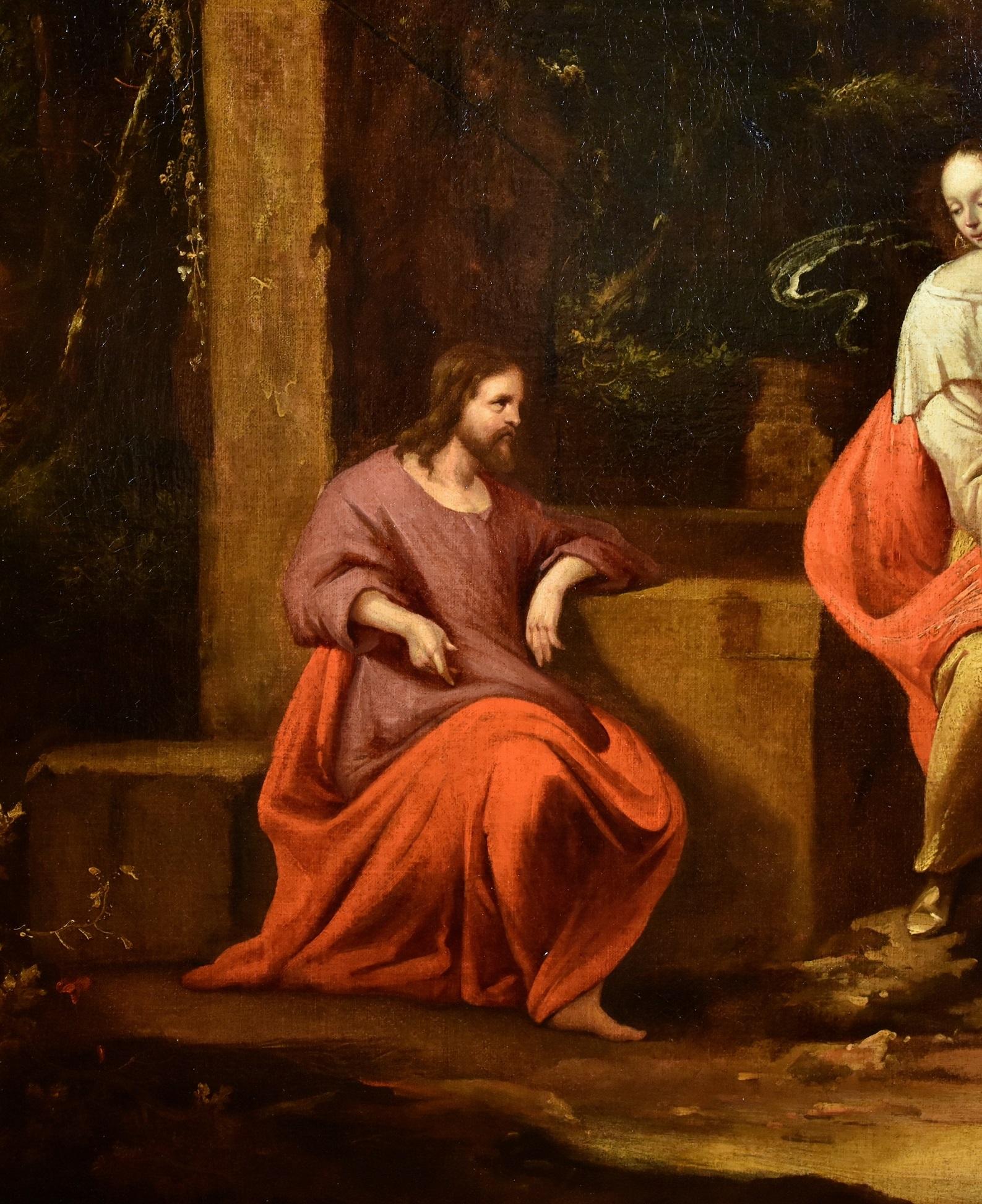 Cristo Samaritano Pintura Óleo sobre lienzo Óleo sobre lienzo Pintor flamenco Siglo XVII 2