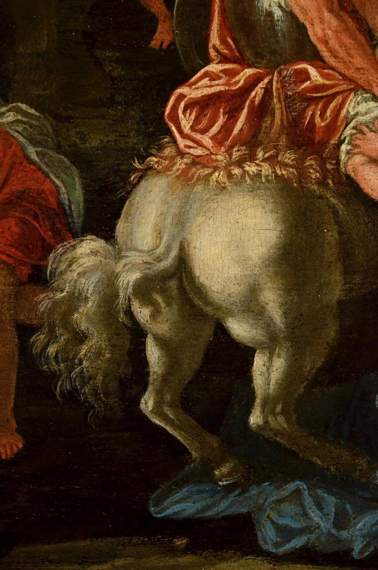 Massacre Innocents Flemish Paint Oil on canvas Old master 17th Century Art  For Sale 7