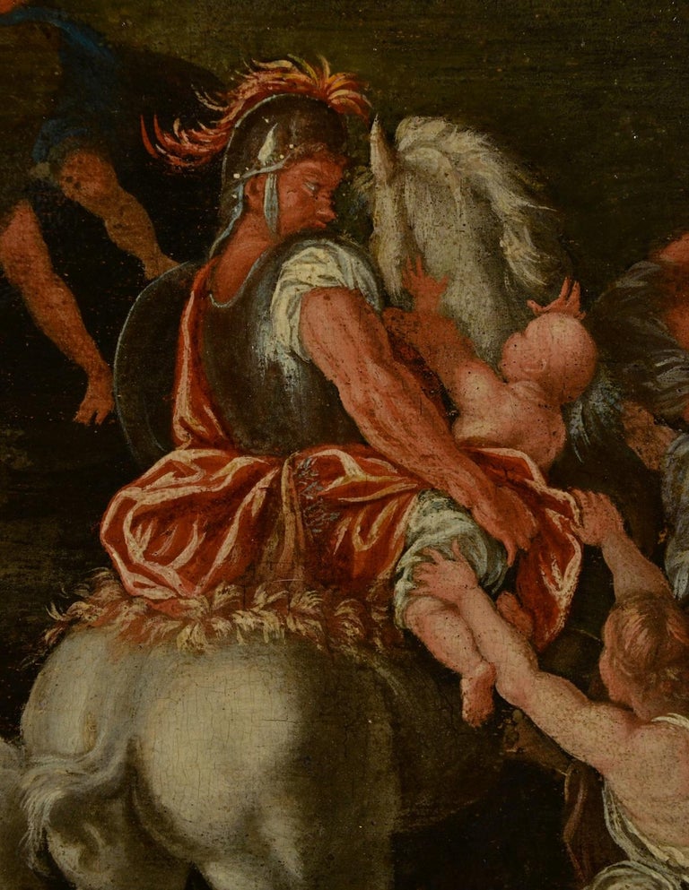 Massacre Innocents Flemish Paint Oil on canvas Old master 17th Century Art  For Sale 9