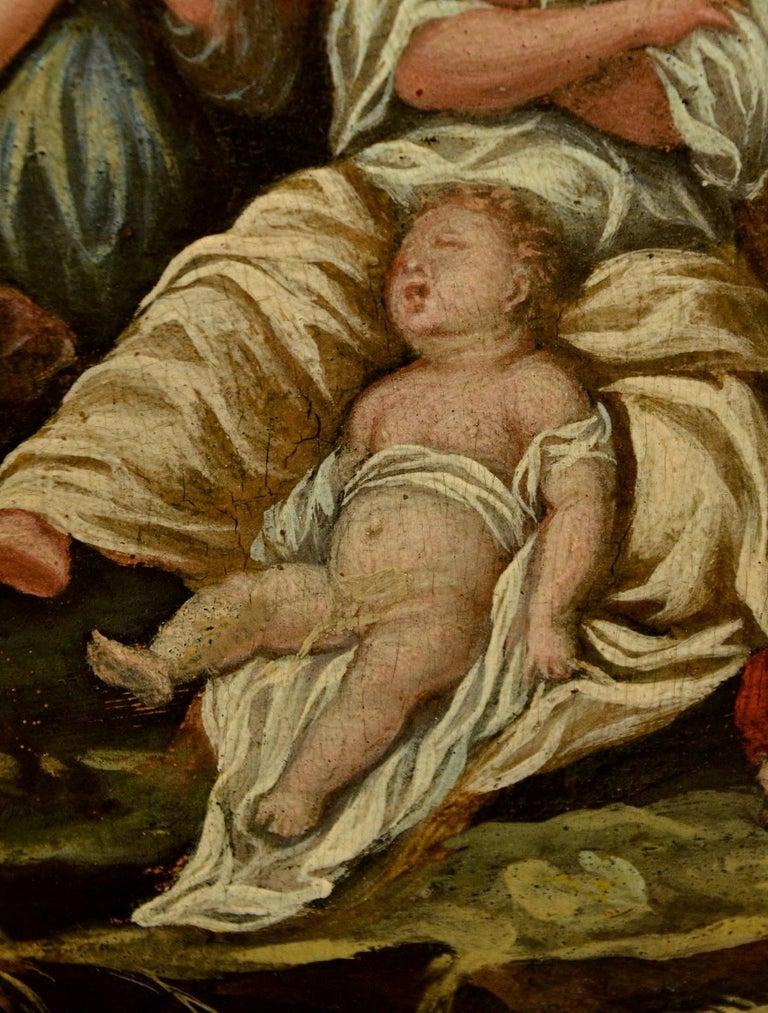 Massacre Innocents Flemish Paint Oil on canvas Old master 17th Century Art  For Sale 12