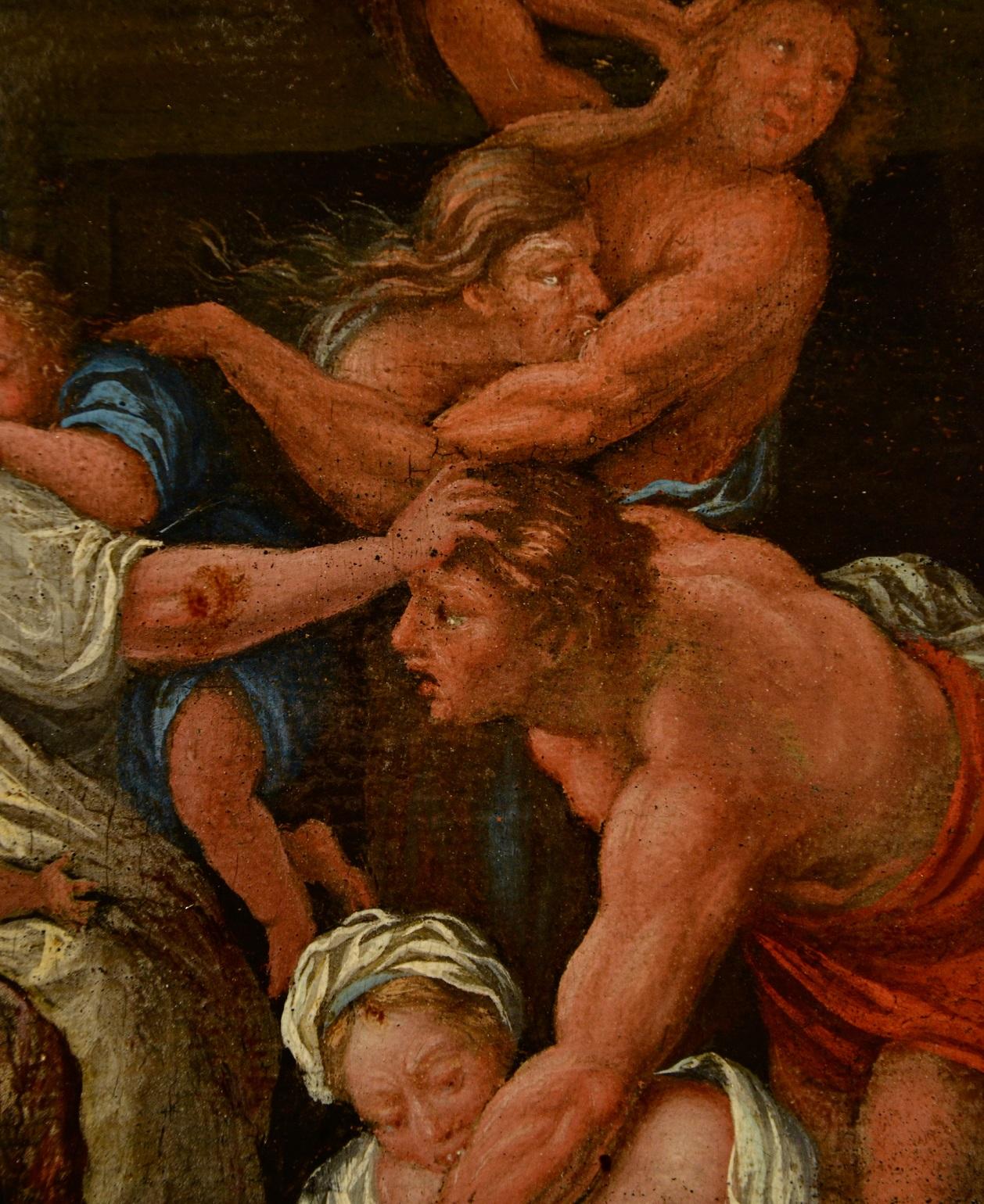 Massacre Innocents Flemish Paint Oil on canvas Old master 17th Century Art  11