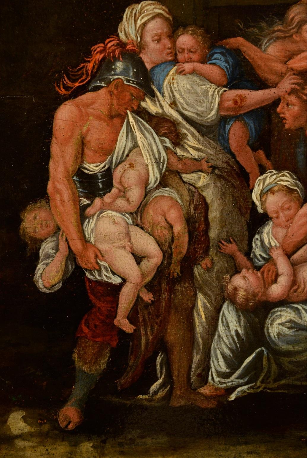 Massacre Innocents Flemish Paint Oil on canvas Old master 17th Century Art  1