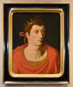 Portrait Augustus Emperor Flemish school 17/18th Century Paint Oil on canvas Art